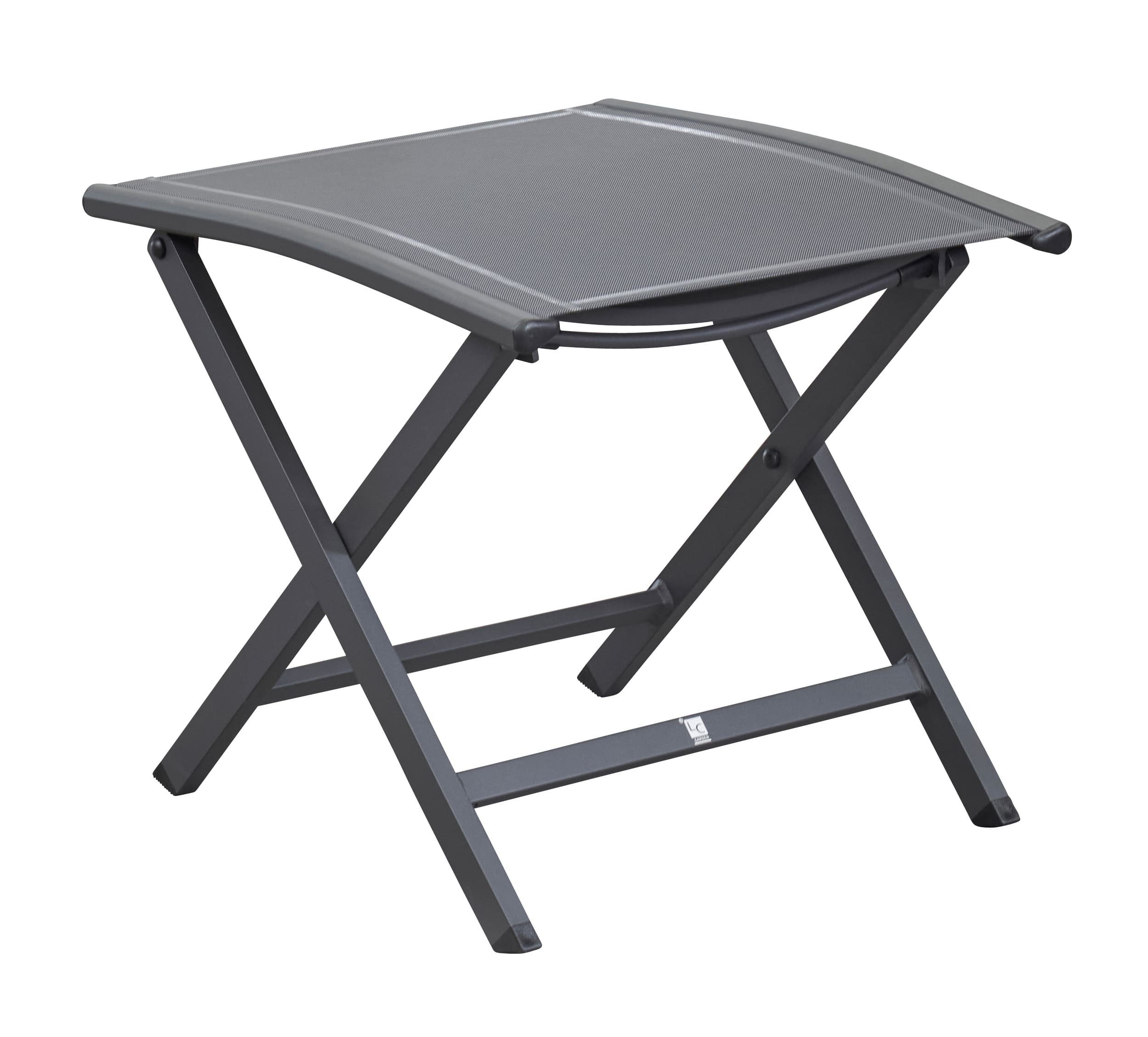 LC Garden Polsterhocker Unicamo Hocker Textilen anthrazit/anthrazit Fußbank