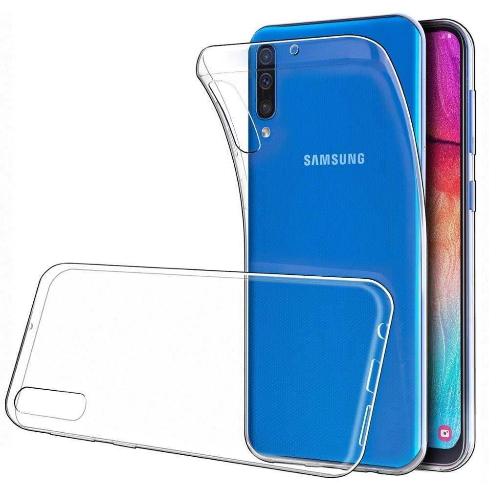 CoverKingz Handyhülle CoverKingz Samsung Galaxy A50 Hülle Schutzhülle Cover  Silikon Case transparent