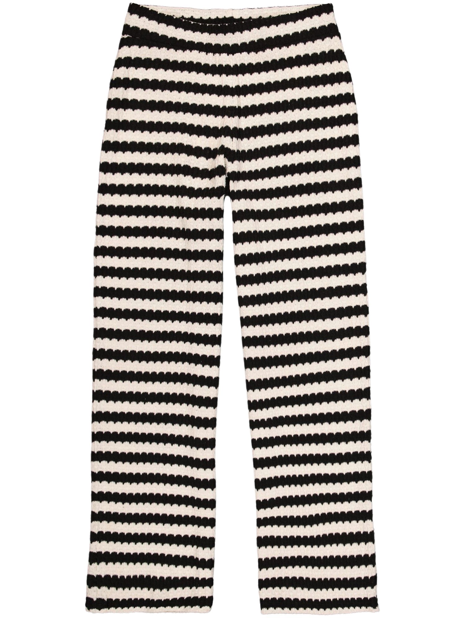 Garcia Stoffhose bunt, Freizeit, Baumwolle, Strukturiert, Wide Leg, Mittel