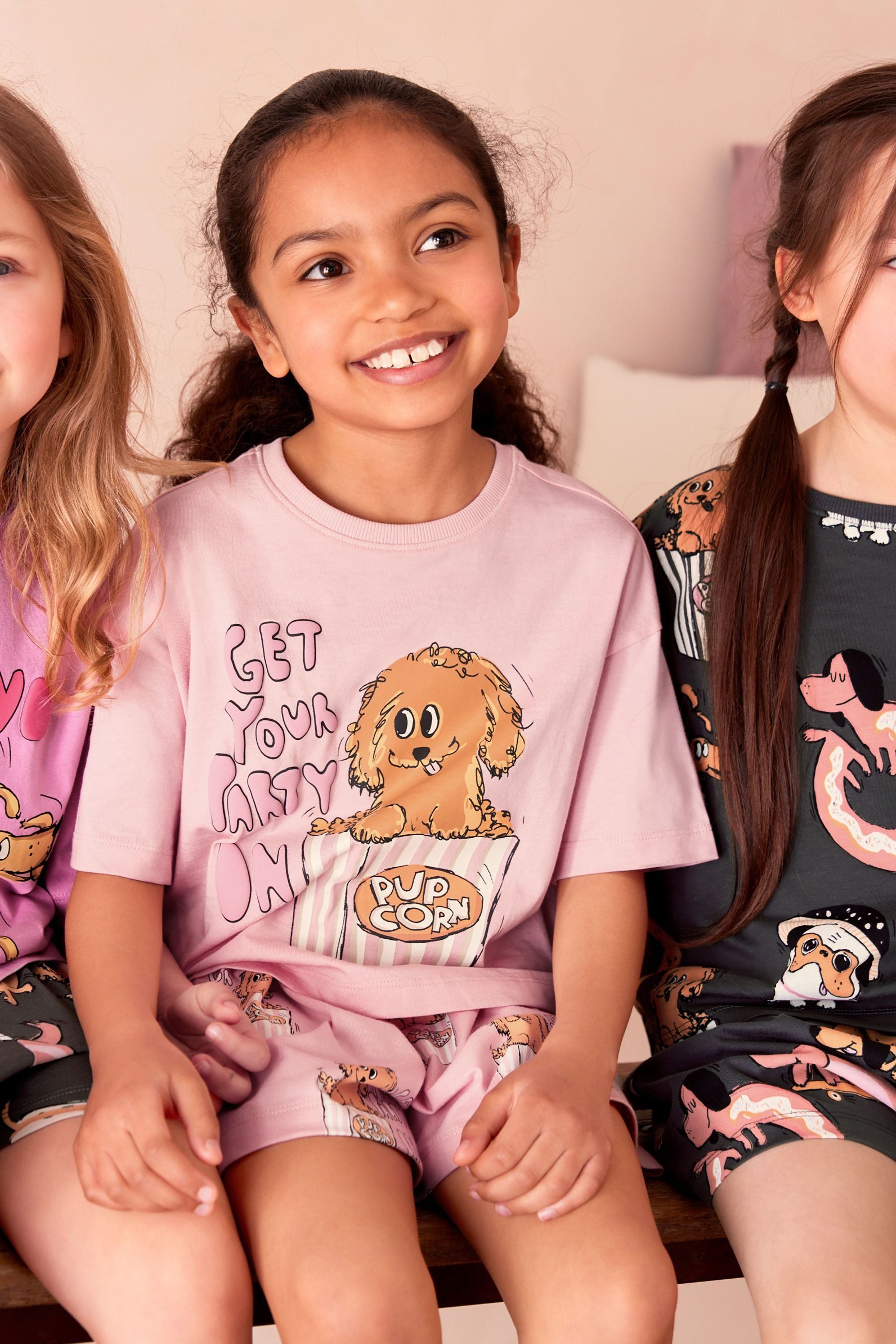 Next Pyjama Kurze Schlafanzüge, 3er-Pack (6 tlg)