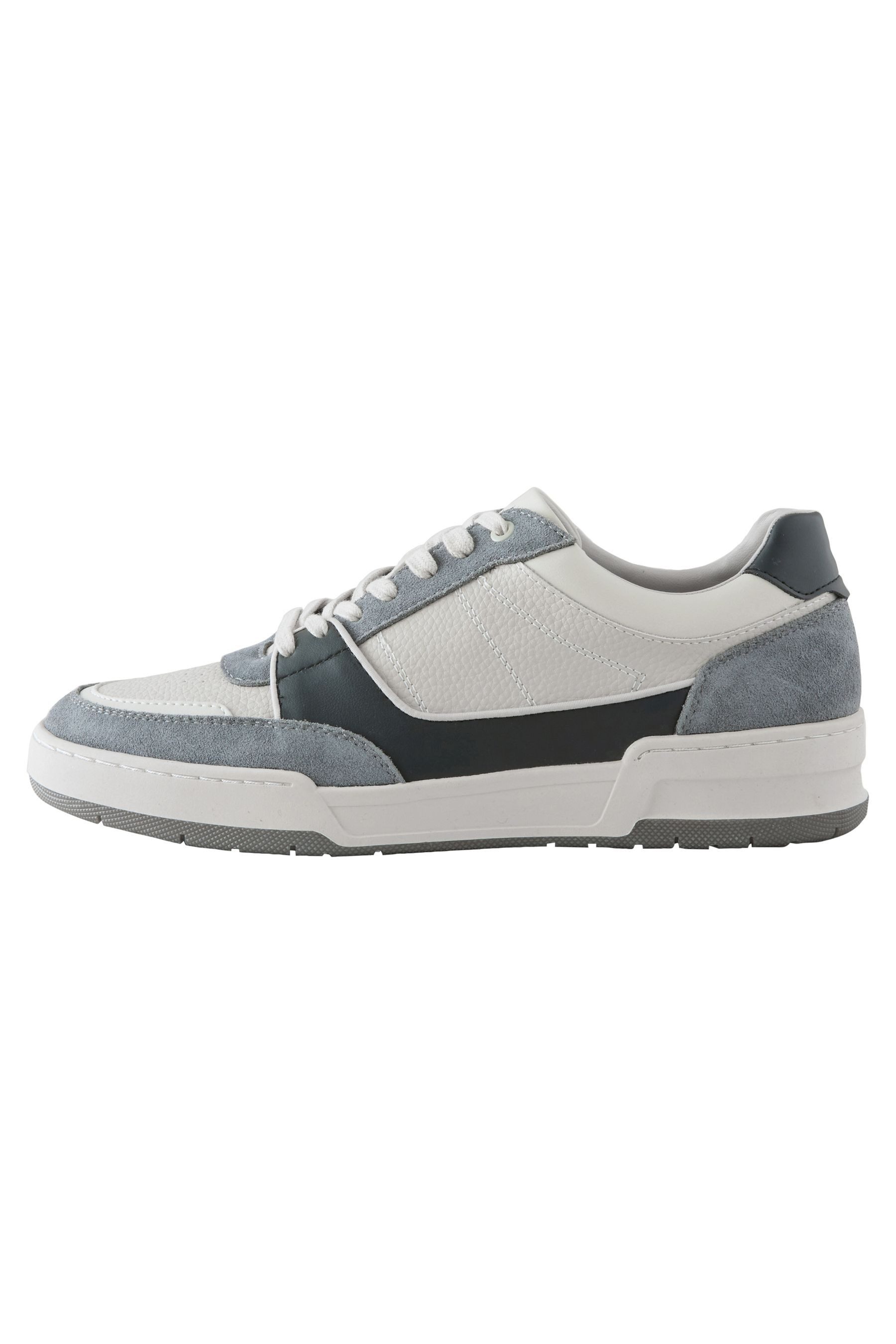 Lässig-elegante Sneaker mit Velourslederbesatz Sneaker