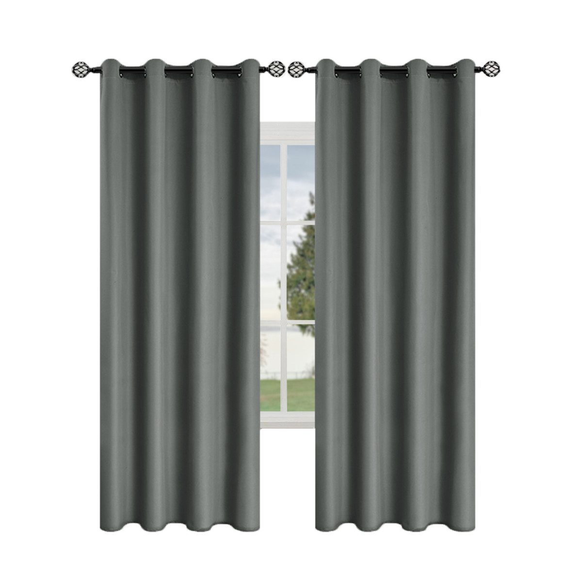 Kaket Verdunkelungsvorhang 100 % Verdunkelungsvorhänge für das Schlafzimmer günstig online kaufen