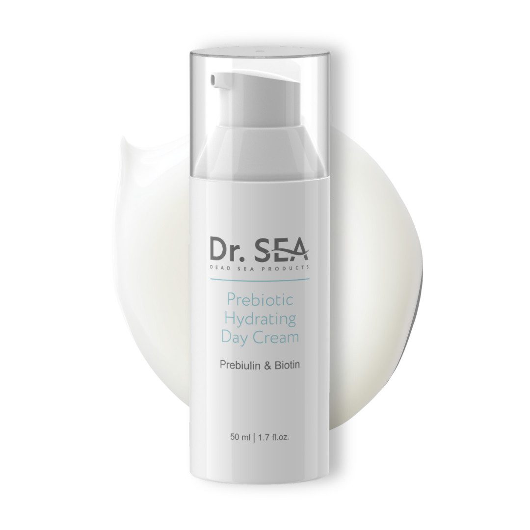 DR. SEA Tagescreme Präbiotische feuchtigkeitsspendende Tagescreme, Mit Prebiulin, Biotin und Hyaluronsäure