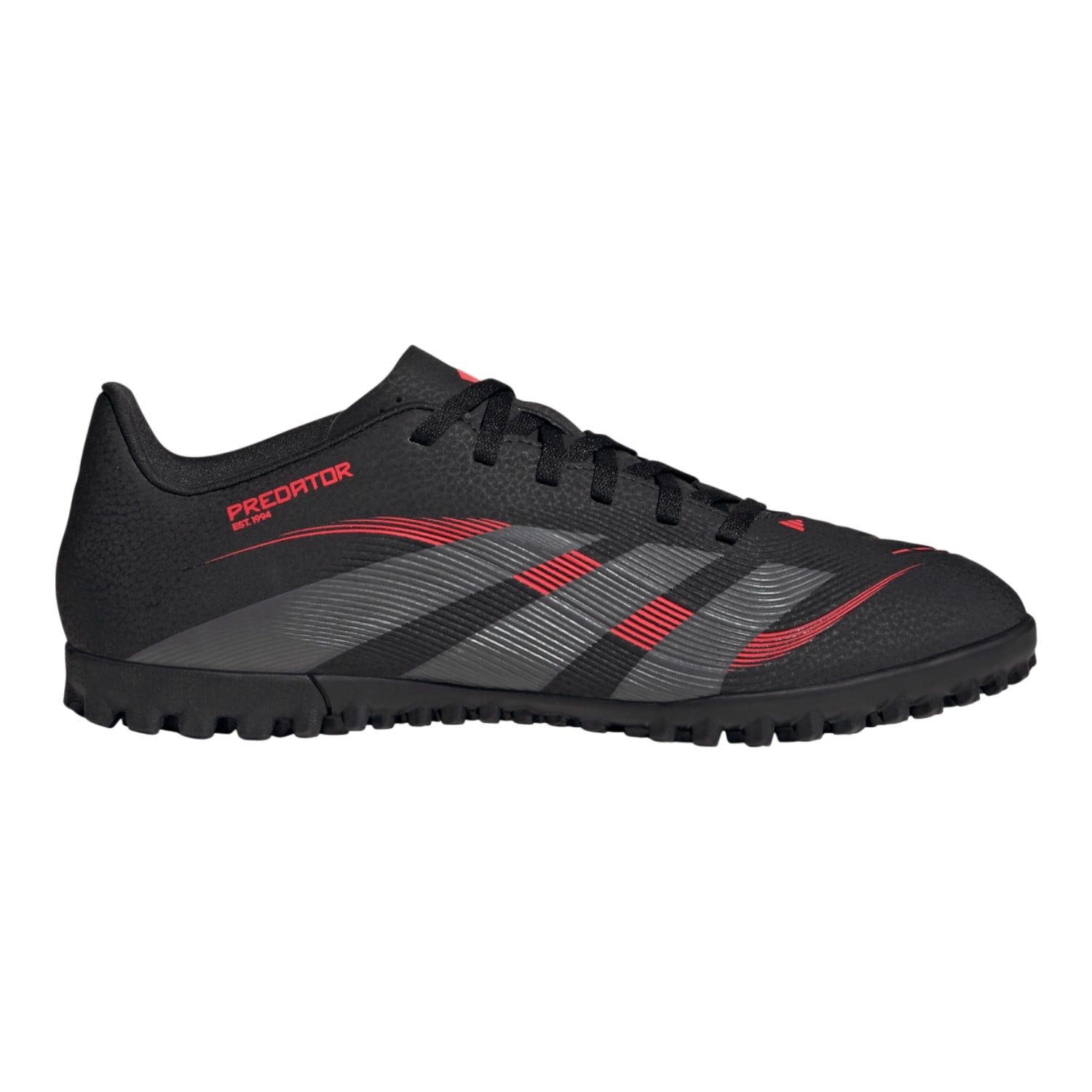 adidas Performance Predator Club TF (für Kunstrasen, Hart- und Aschenplätze) schwarz/rot Fußballschuh