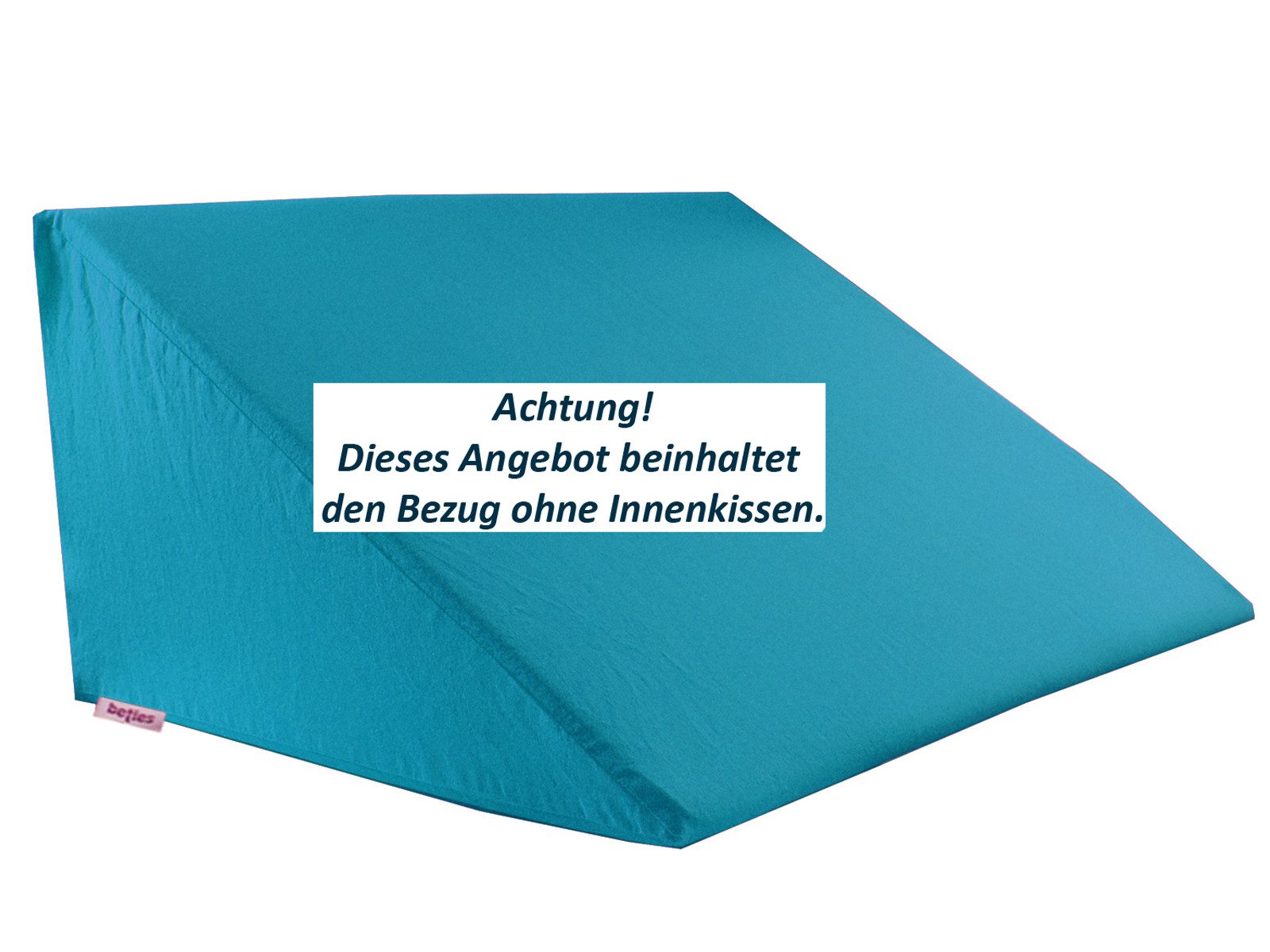 beties Kissenbezug Basic, (1 Stück), Keilkissenbezug ca. 62x49x30 cm 100% Baumwolle