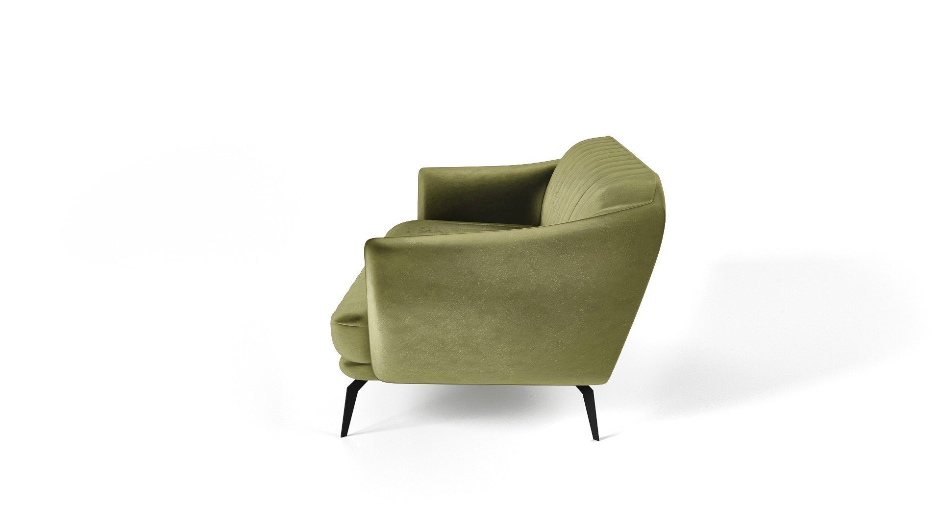 - Modernes 2-Sitzer Sofa Fore 2-Sitzer 2 Siblo Elegantes Grün - Sofa Sofa Zweisitzer