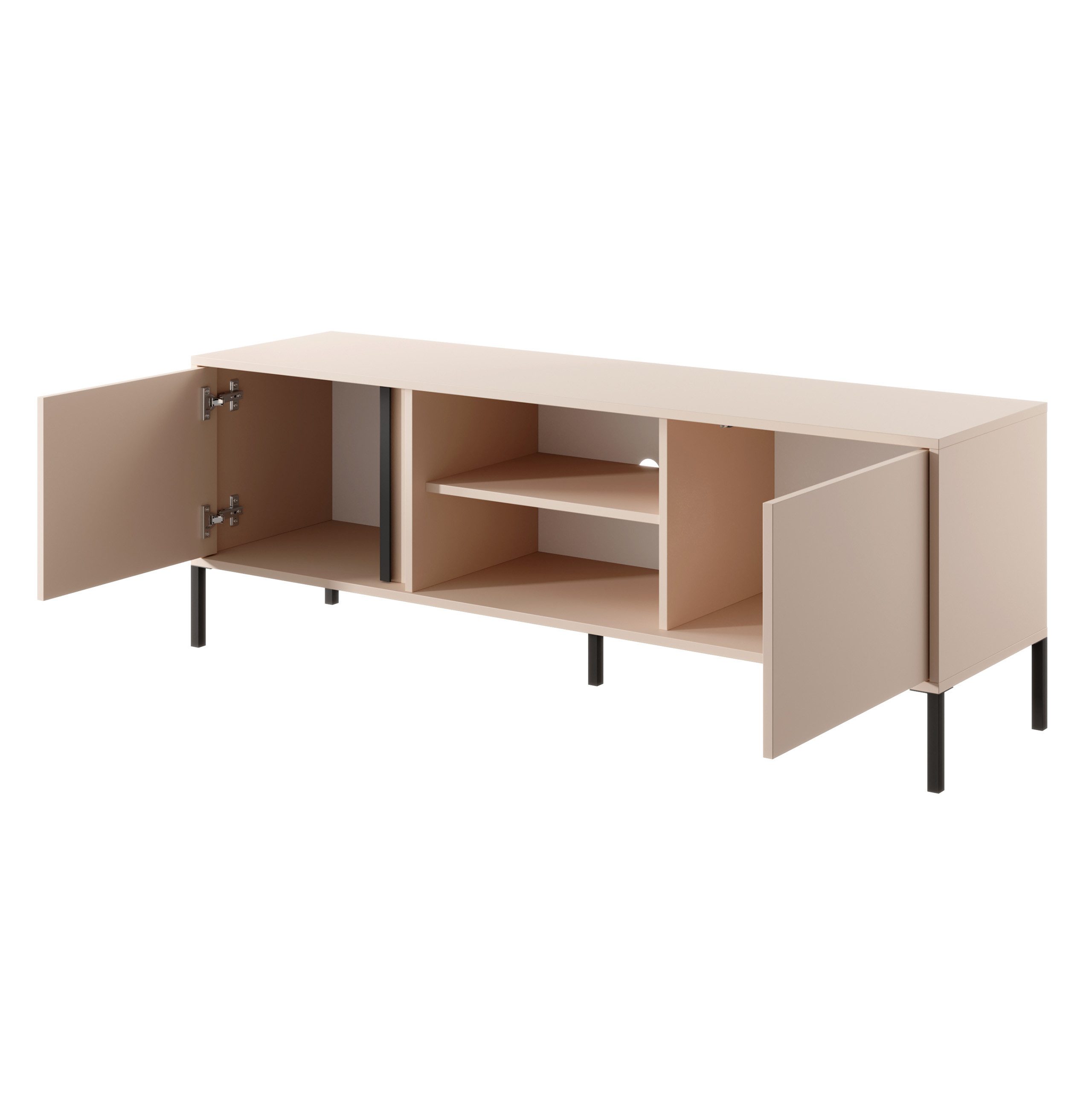 Masseno Lowboard Masseno TV-Schrank DASTINO 153,1x39,5x53,4 cm gelb