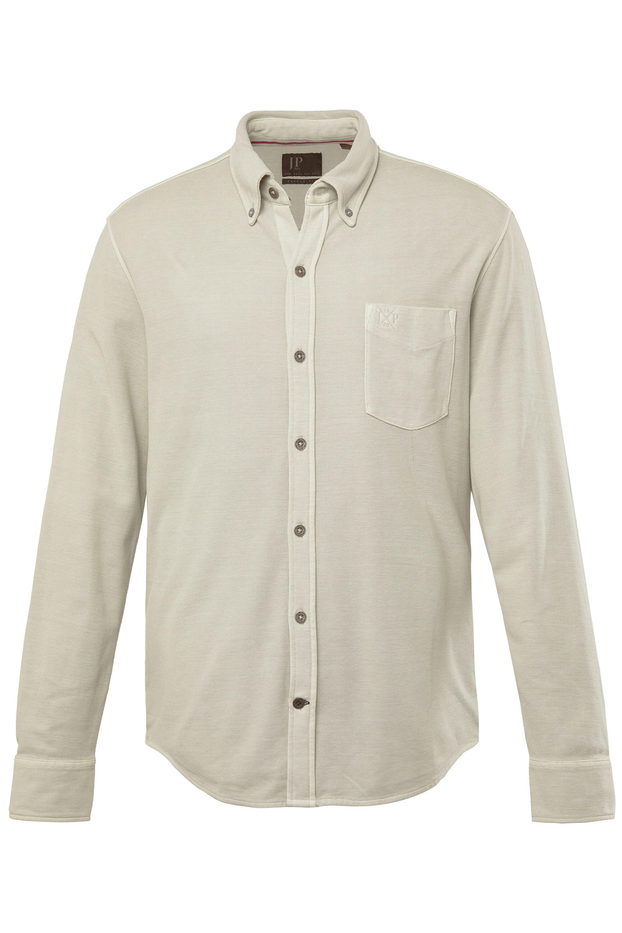 JP1880 Businesshemd Piqué-Hemd Langarm acid washed günstig online kaufen
