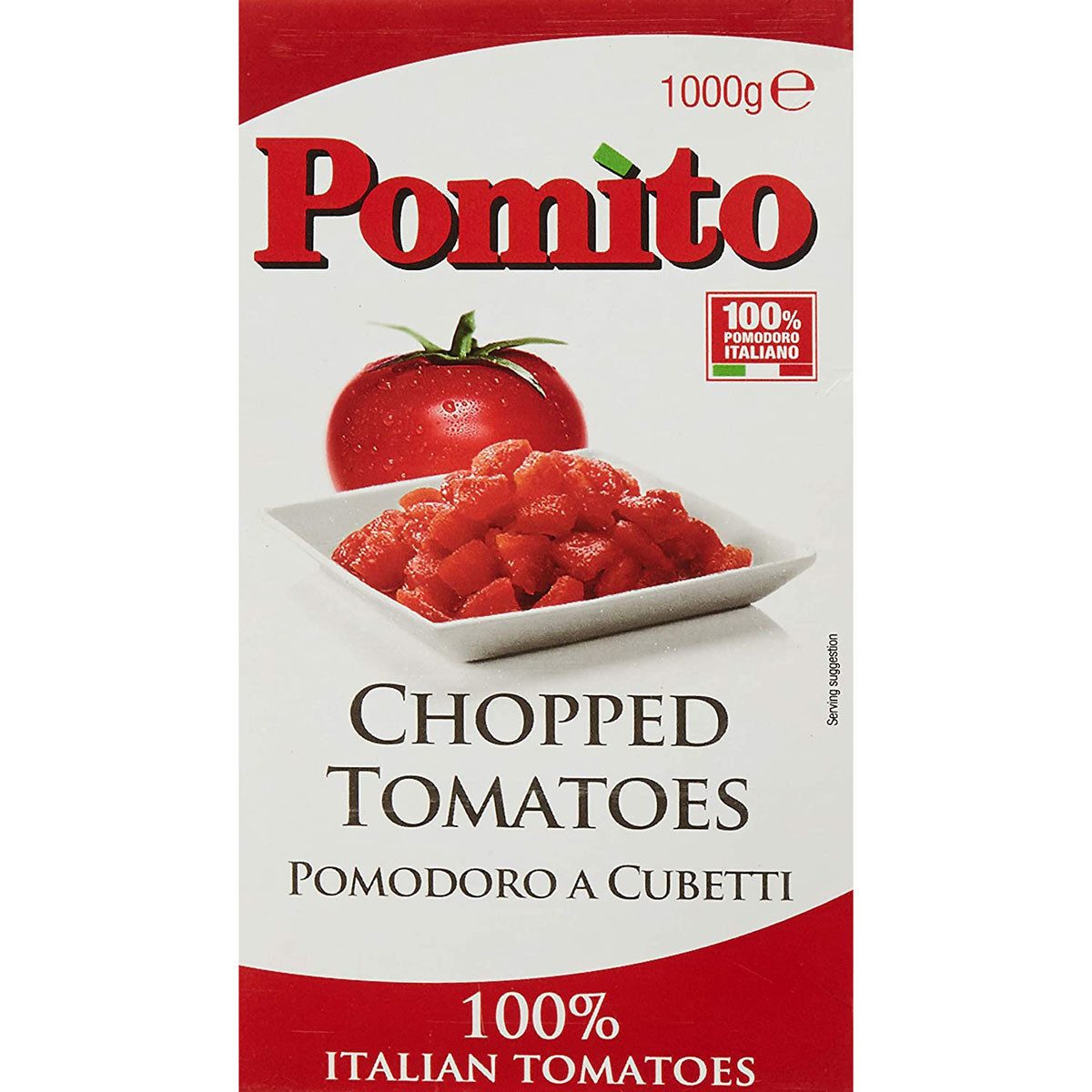 Pomito Saucen, Pomito Tomatenfruchtfleisch in Stücken Tomaten aus Italien 1000g