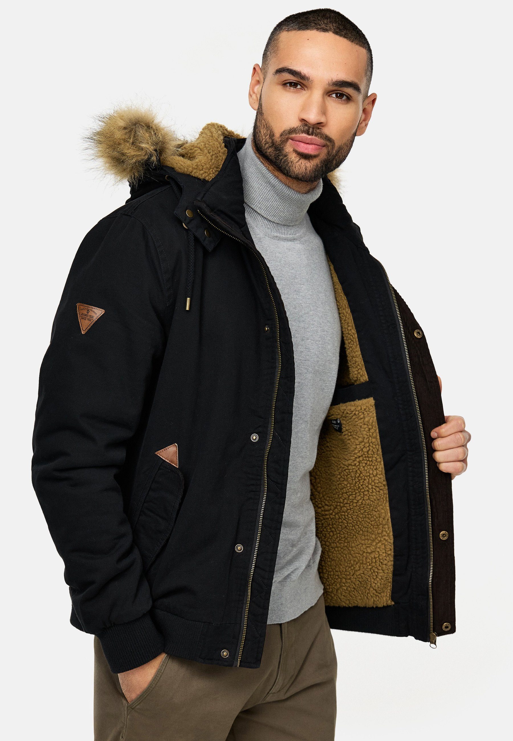 Indicode Winterjacke Herren Pennington Jacke Winter Herrenjacke