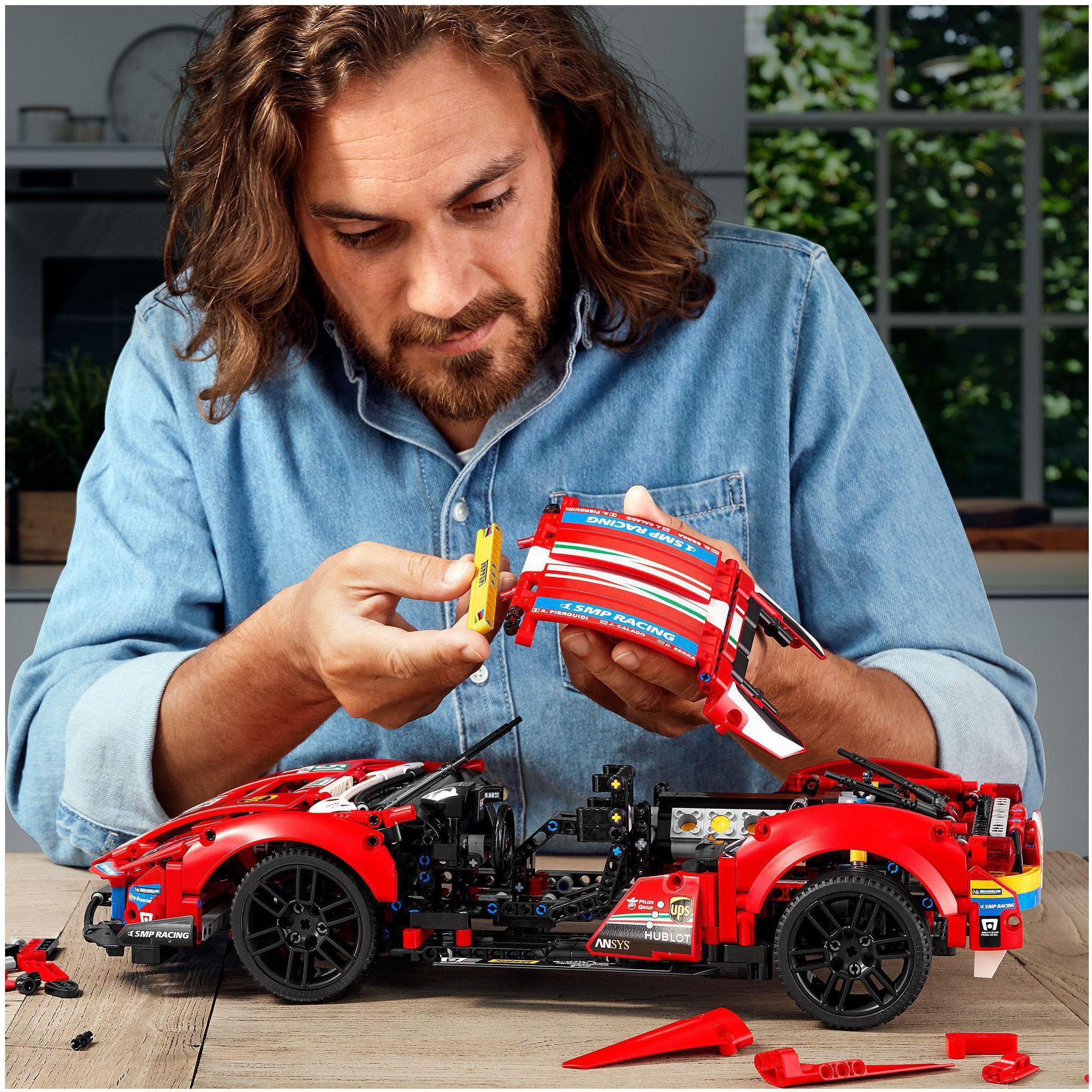 LEGO® Konstruktionsspielsteine Ferrari 488 Corse #51” Made St), LEGO® GTE Europe (1682 Technic, (42125), in “AF