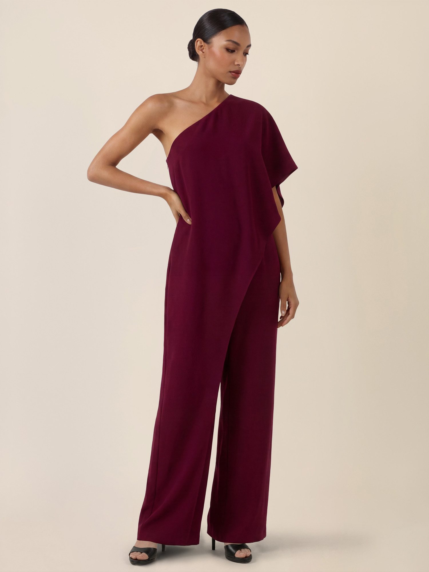 Apart Jumpsuit mit Seitlicher Reißverschluss
