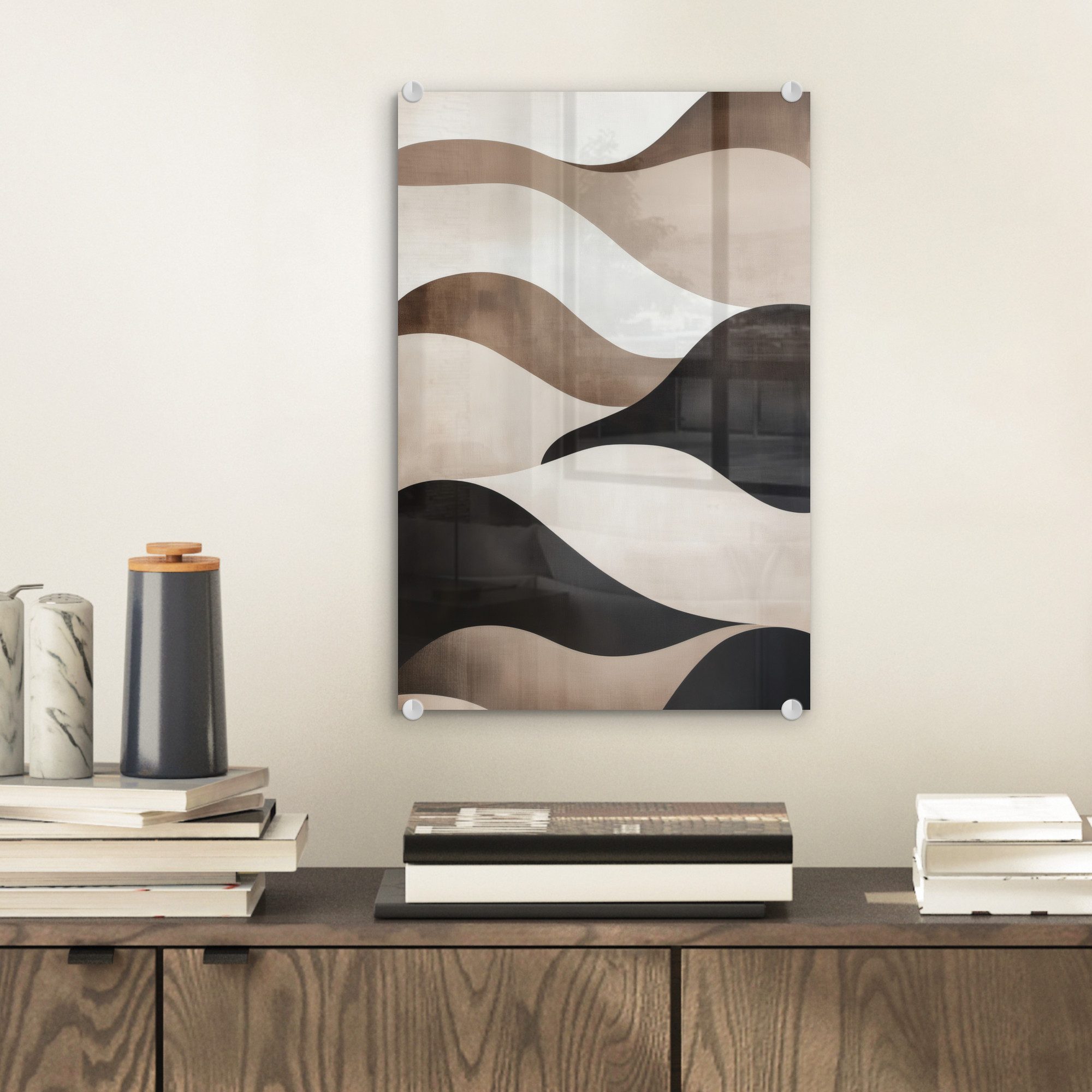 MuchoWow Acrylglasbild Wellen - Abstrakt - günstig online kaufen