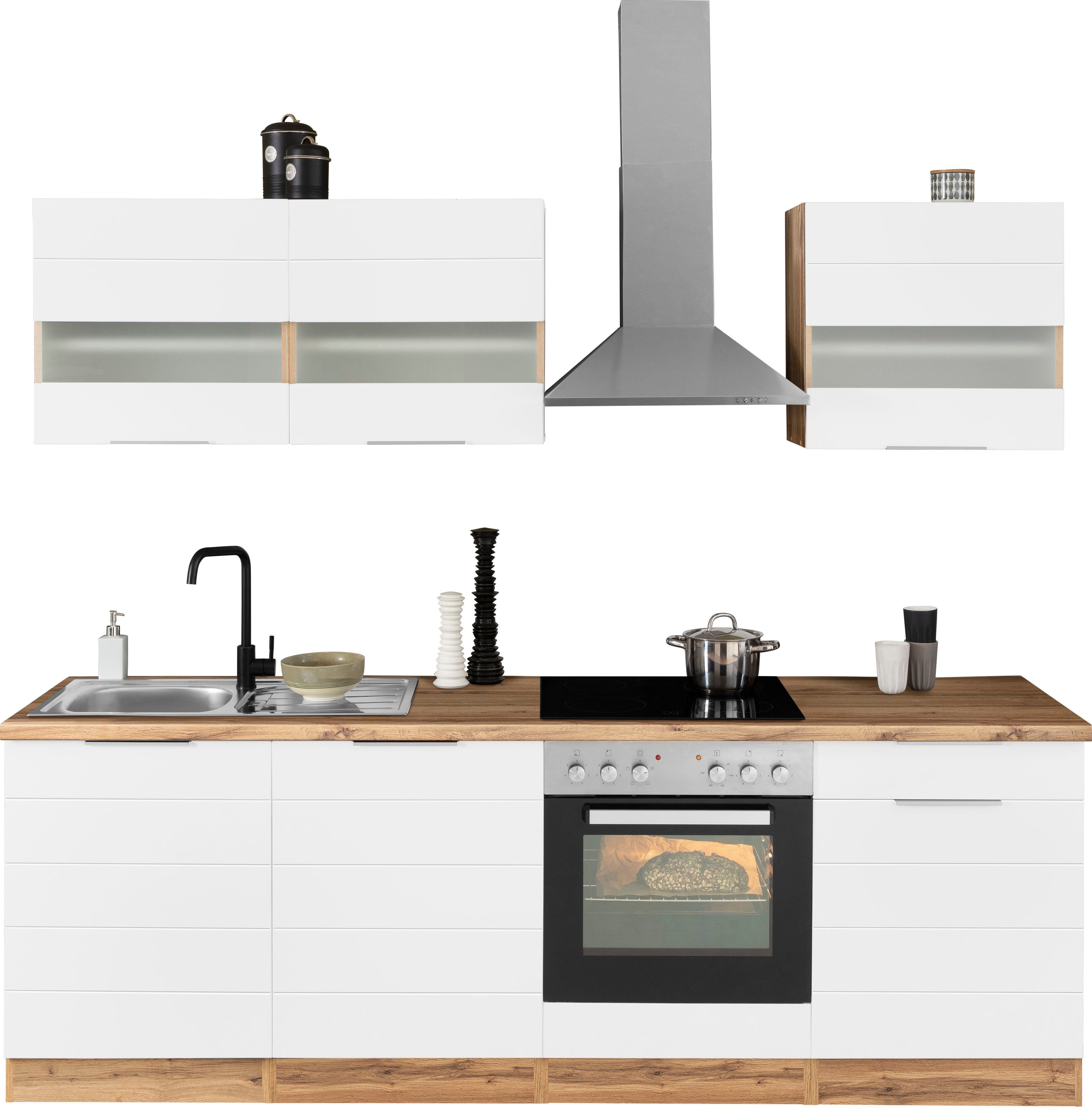 KOCHSTATION Küchenzeile KS-Luhe, 240 cm breit, günstig online kaufen