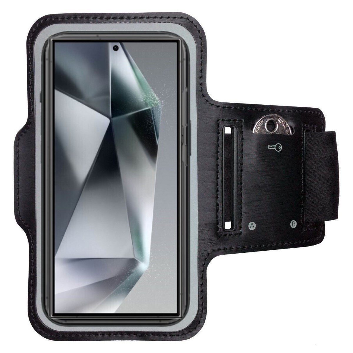 CoverKingz Handyhülle Sportarmband für Samsung Galaxy S24 Ultra Sport Fitness Armband 17,3 cm (6,8 Zoll), Sport Schutzhülle Schlüsselfach Handyhülle Jogging Schutztasche Etui