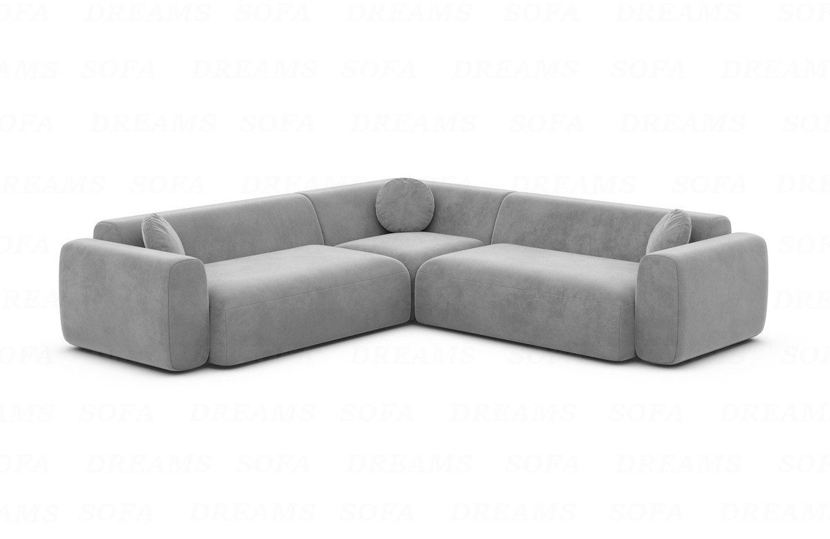 Sofa Dreams Ecksofa Stoff Sofa Eckcouch Polster Ecksofa Cortegada L Form Stoff, Lounge-Sofa