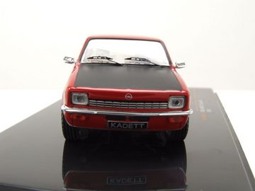 ixo Models Modellauto Opel Kadett C Coupe SR 1976 rot schwarz Modellauto 1:43 ixo models, Maßstab 1:43