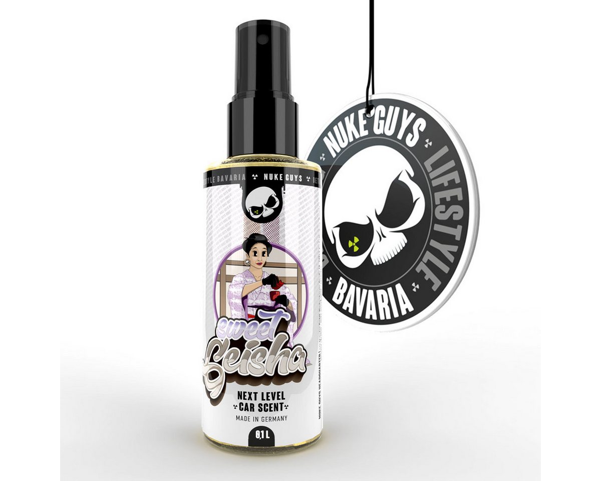 Thumbnail - Nuke Guys Raumduft Autoduft Nuke Guys Duftspray 100ml + Anhänger duftlos SKULL (2-St), Car Scent - Duftanhänger - Sprayf...