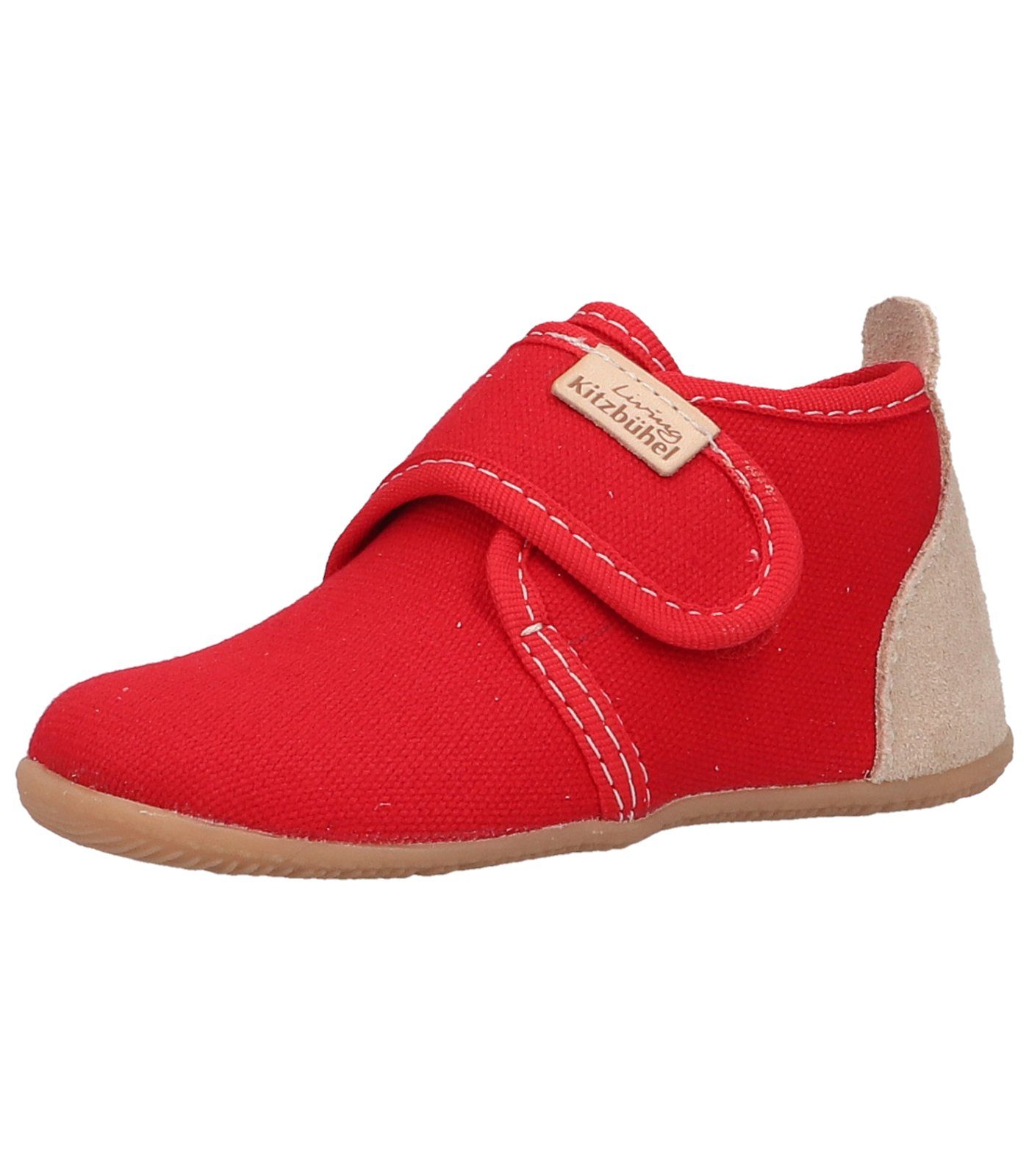 Living Kitzbühel Hausschuhe Leder/Textil Sneaker Rot
