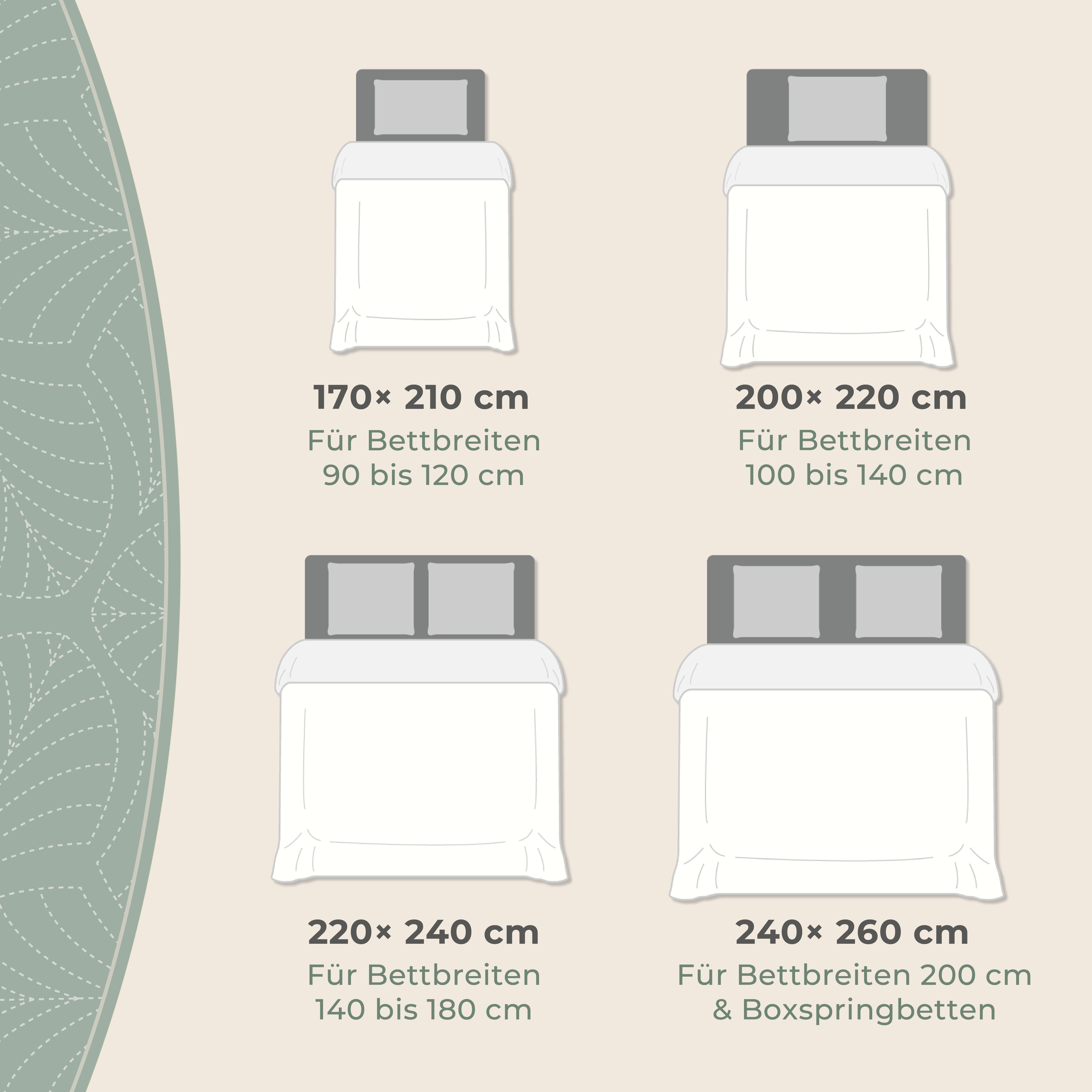 Gräfenstayn Tagesdecke Gräfenstayn Premium Tagesdecke mit nahtloser Steppung & Blatt-Design, Gräfenstayn Premium Tagesdecke mit nahtloser Steppung & Blatt-Design