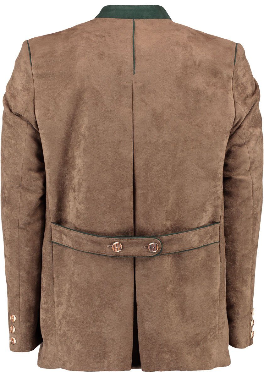 OS Trachten Trachtenjanker Wumgake Trachtensakko mit 3 Pattentaschen, Stick günstig online kaufen