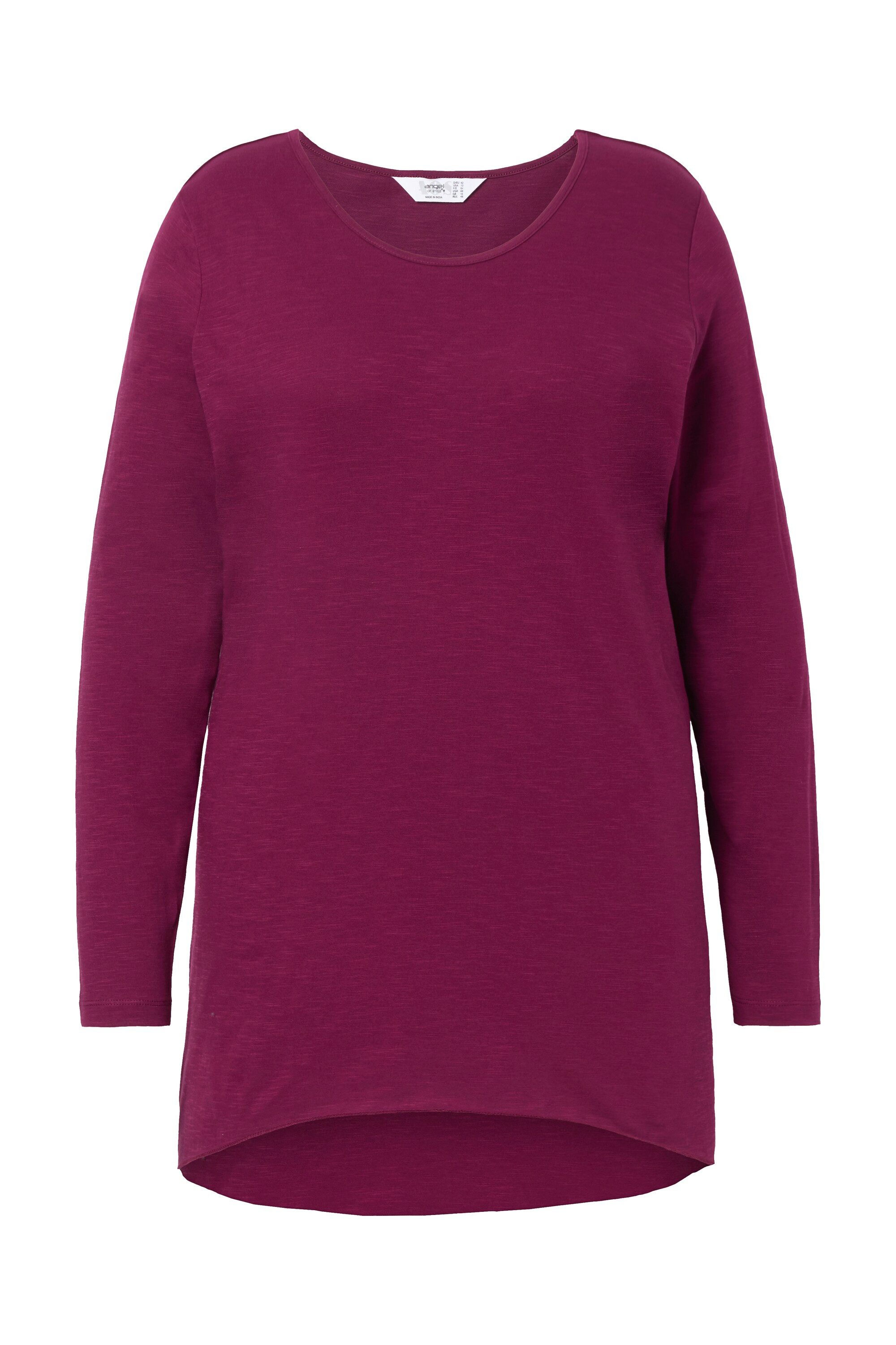 Angel of Style T-Shirt Longshirt bequeme Passform Rundhals Langarm günstig online kaufen