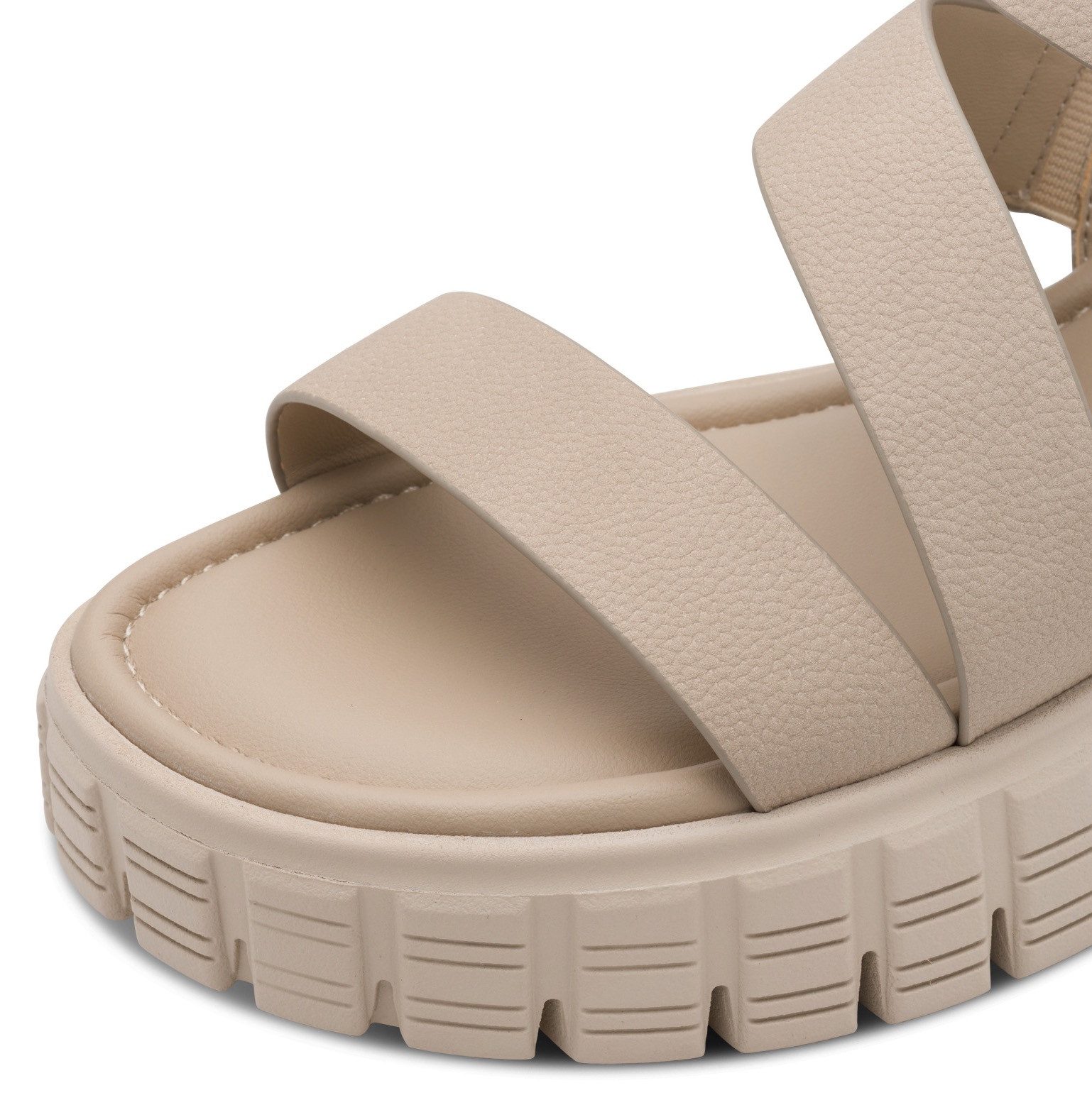 Tamaris Plateausandale Sommerschuh, Plateausandalale in veganer Verarbeitung