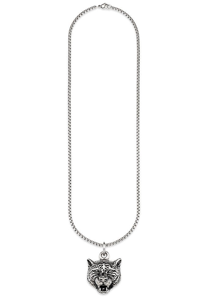 Bruno Banani Kette mit Anhänger Schmuck Geschenk Halskette Tiger Venezianerkette