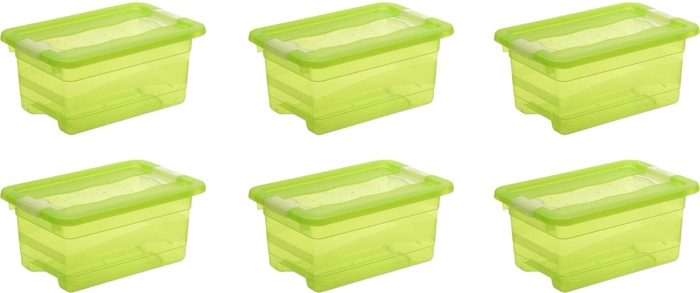keeeper Aufbewahrungsbox cornelia (Set, 6 St), mit Deckel, Schiebeverschluss