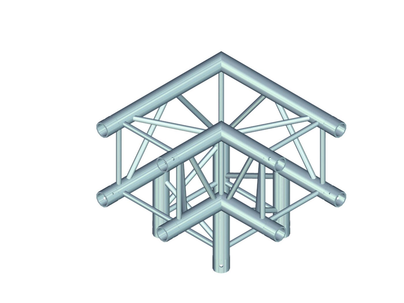 Thumbnail - Alutruss Rahmentraverse ALUTRUSS QUADLOCK QL-ET34 C-30 3-Wege-Ecke 90°