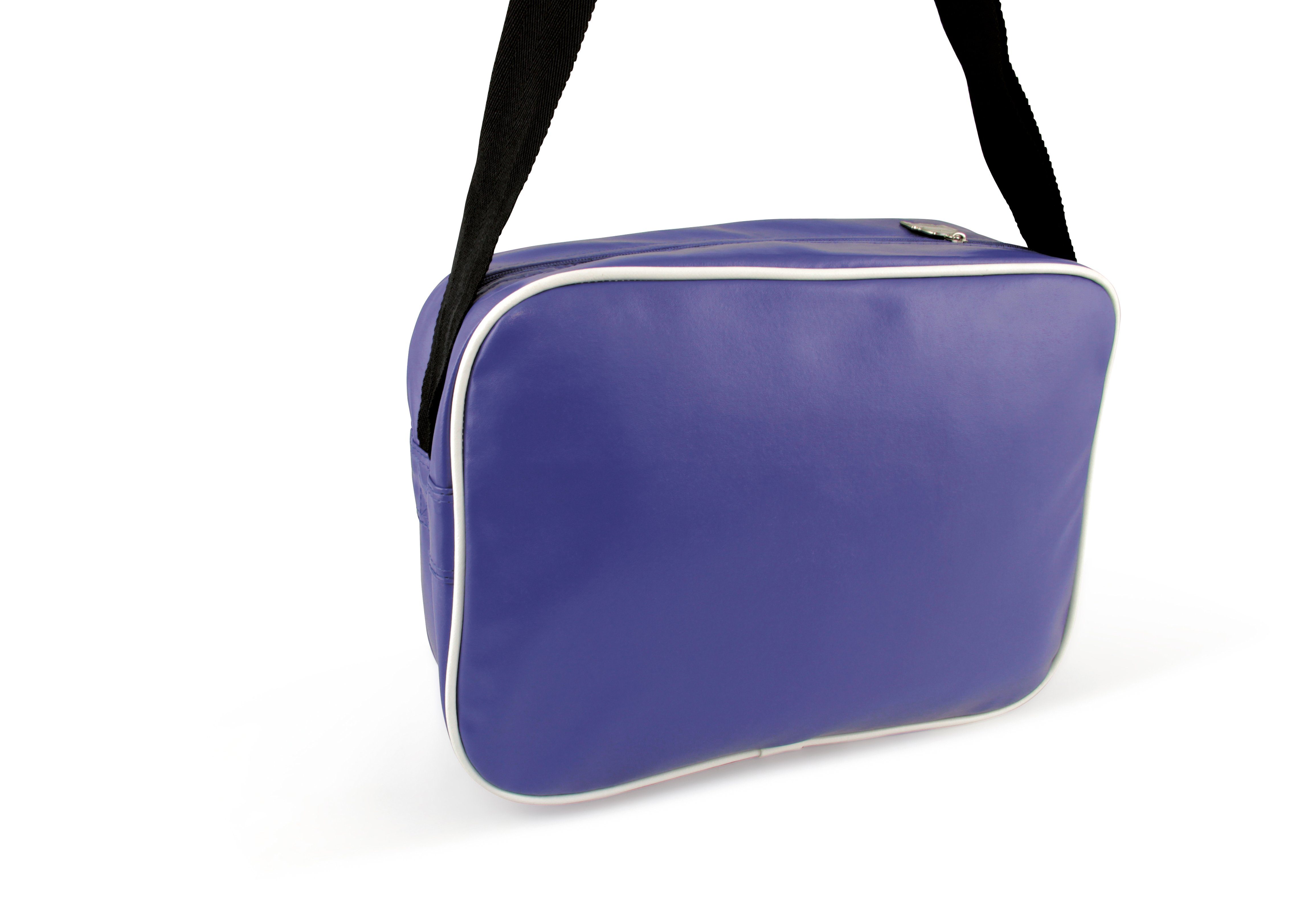 VW Collection by BRISA Schultertasche Volkswagen Umhängetasche, im VW Käfer Design, Freizeittasche mit coolen Reißverschlüssen