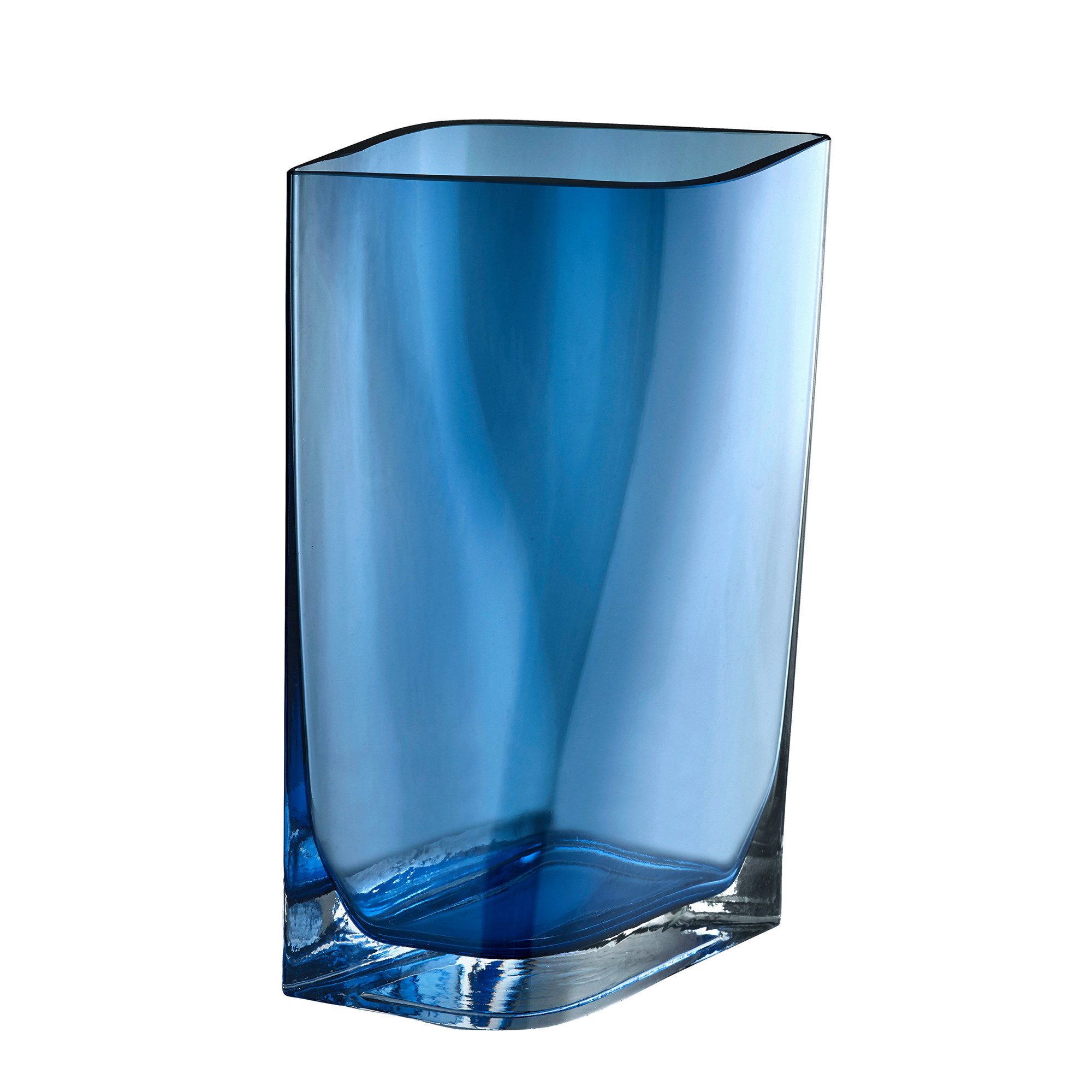 blomus Dekovase -DUASIS- Vase, Blumenvase, Keramikvase: modernes Design (1x Vase), Skulpturale Glasvase, Farbspiel, Handgefertigt, Unikat