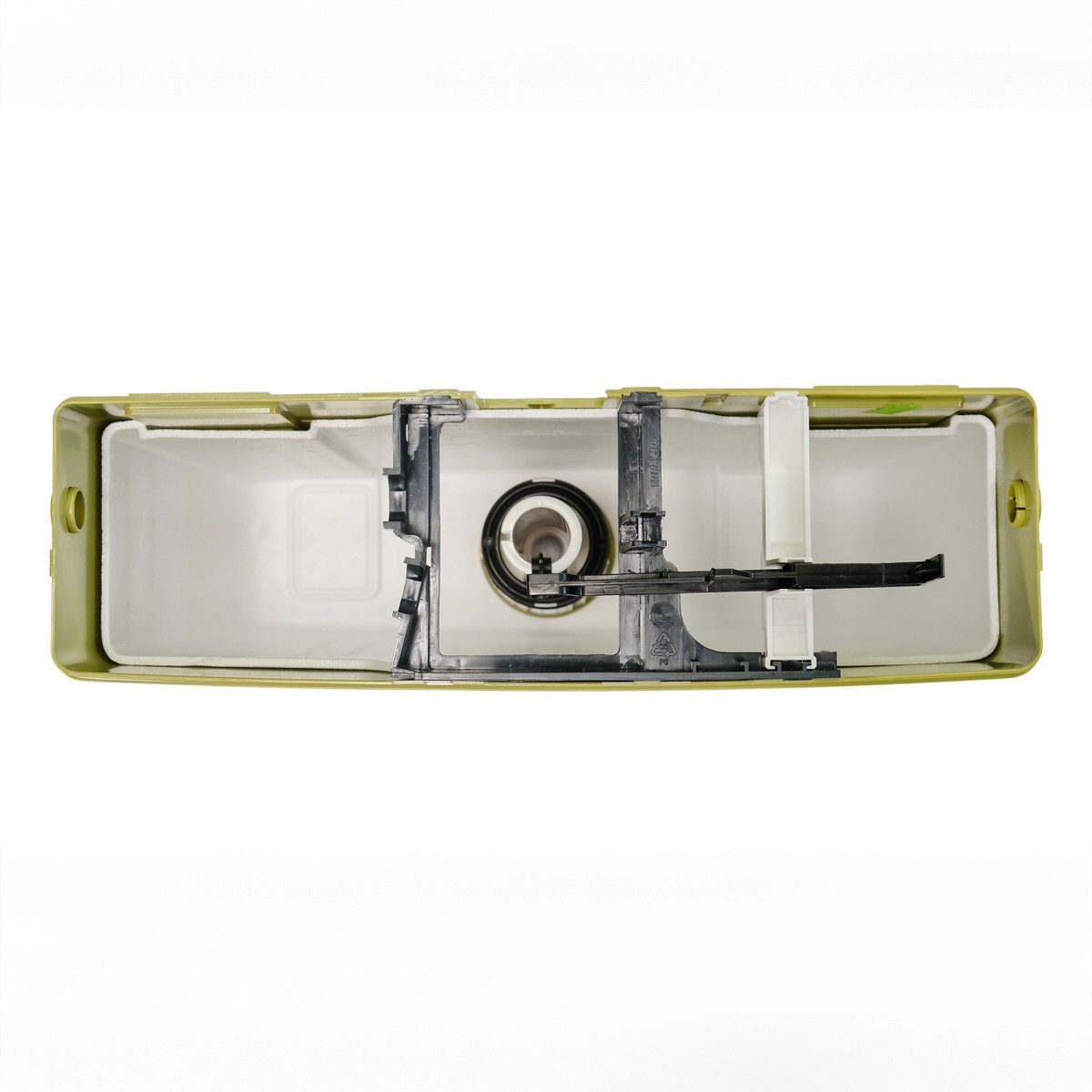 Belvit Spülkasten BV-AP6004, einzel, 1 St., Belvit Topazio Moosgrün Spülkasten Aufputzspülkasten Start-Stopp