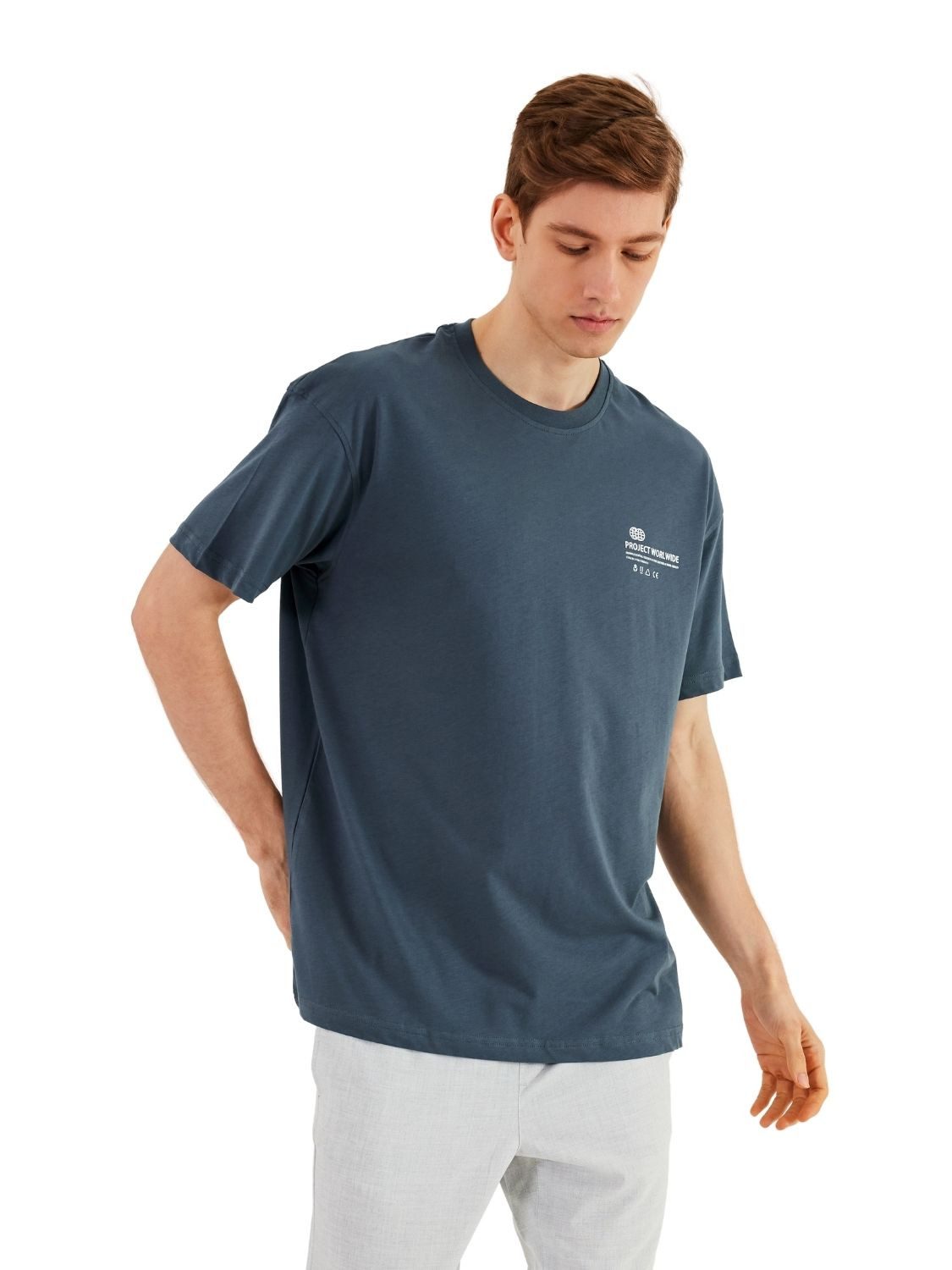 COMEOR Oversize-Shirt Herren T-Shirt: Trendige Urban Streetwear für lässige Styles (1-tlg) mit individuellem Print