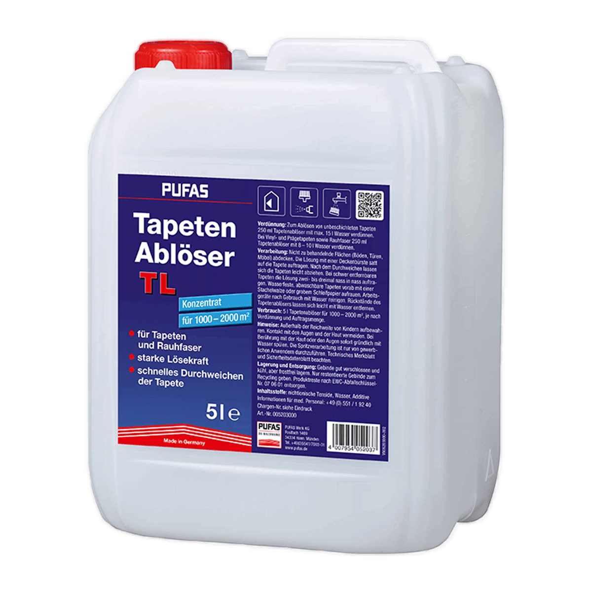 PUFAS Tapetenschaber PUFAS Tapetenablöser 5L