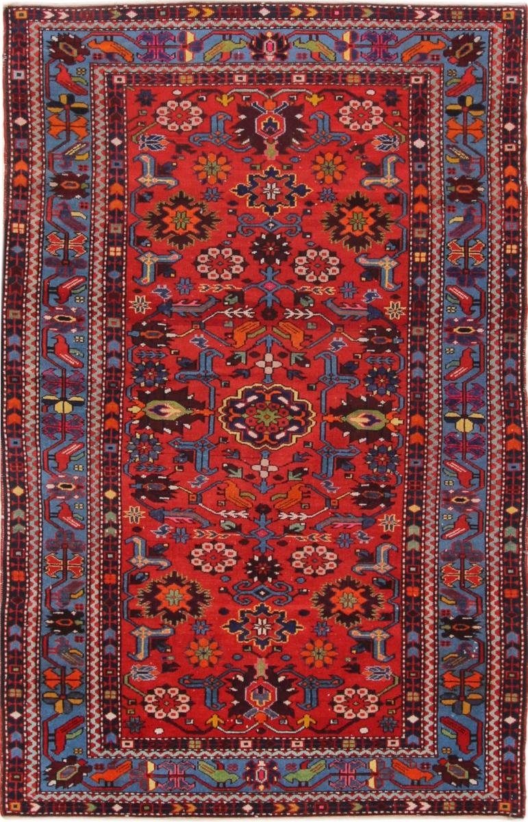Orientteppich Russia Antik 126x200 Handgeknüpfter Orientteppich, Nain Trading, rechteckig, Höhe: 5 mm