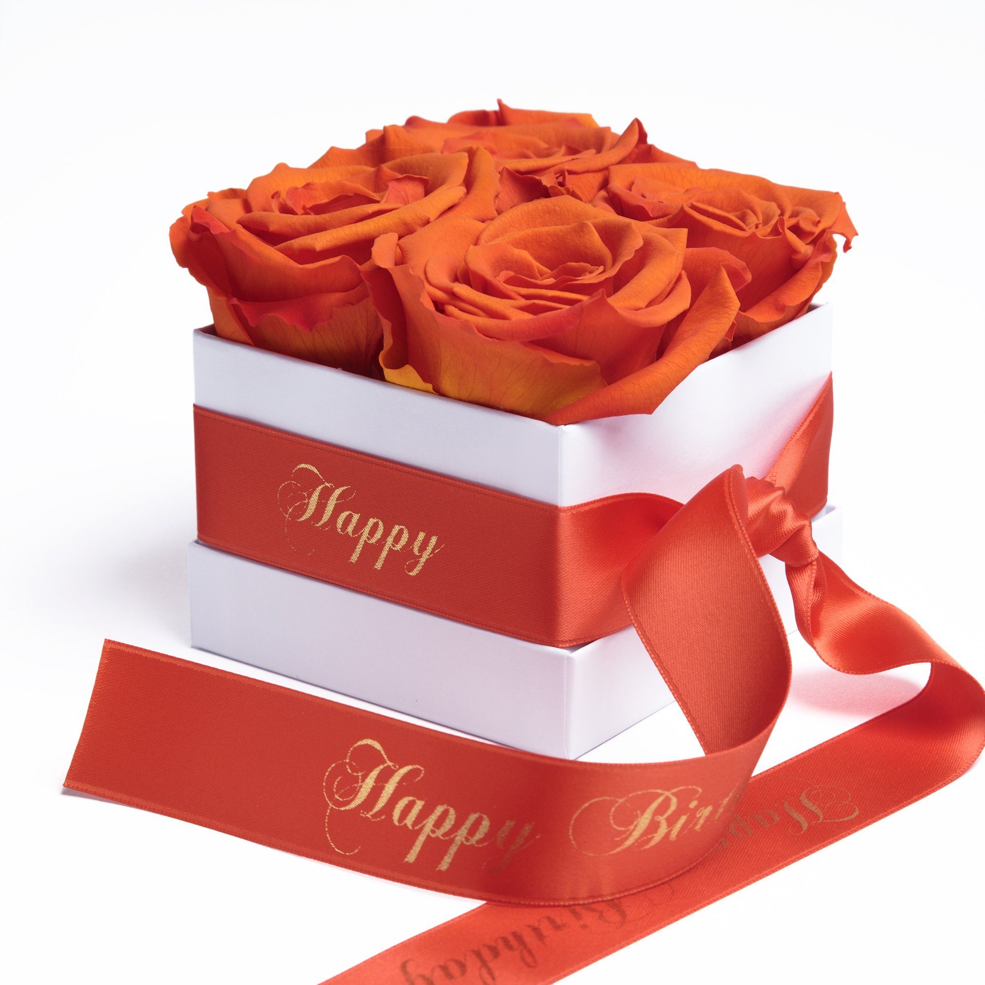 Kunstblume Infinity Rosenbox Happy Birthday Geschenk günstig online kaufen