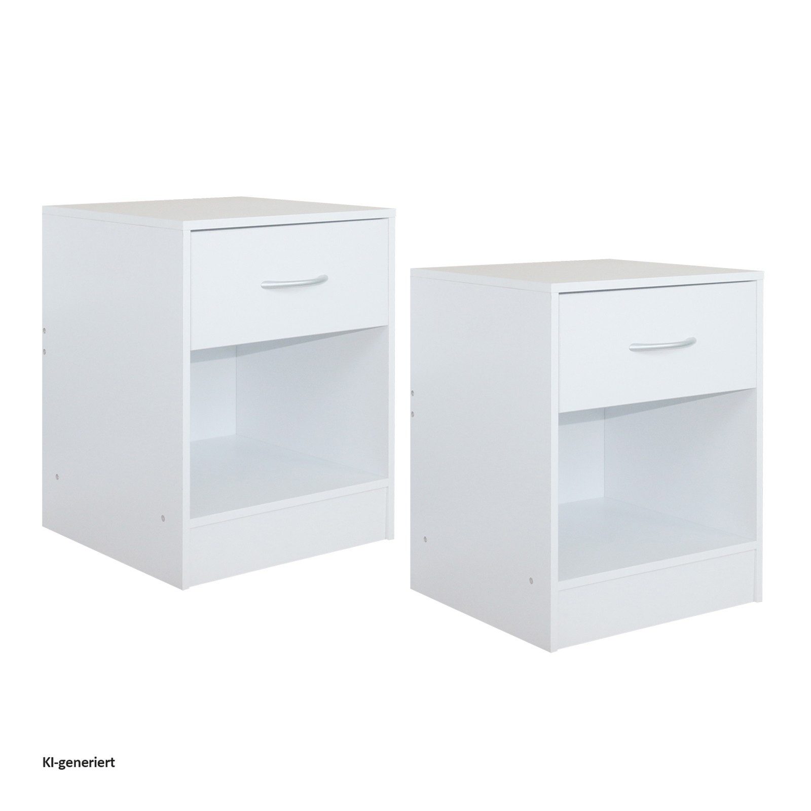 HTI-Living Nachtkommode Nachtschrank 2er-Set Thekla 4050 (Set, 2 St., 2 Nachtkommoden), Nachttisch Nachtkommode