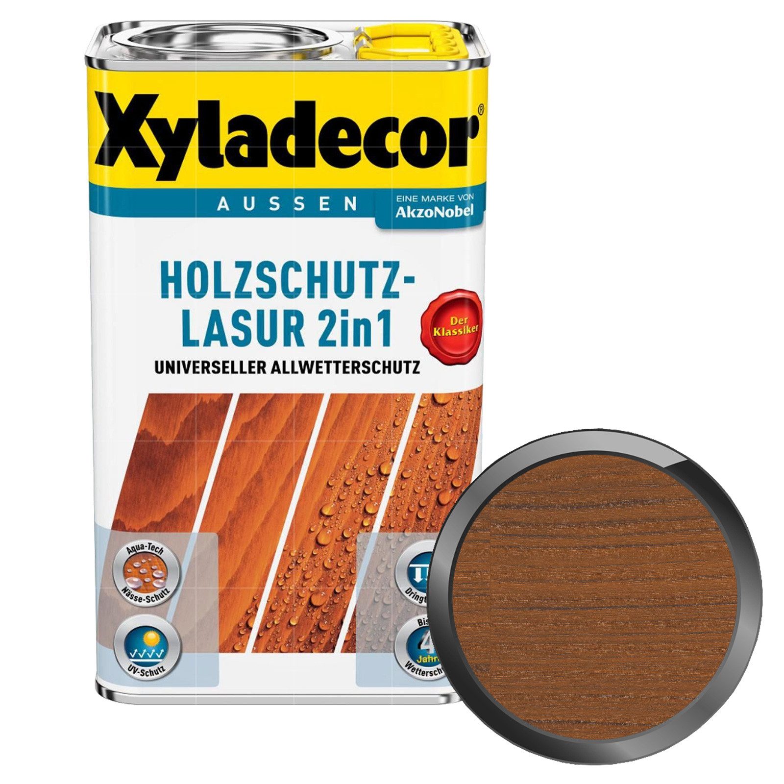 Xyladecor  Holzschutzlasur HOLZSCHUTZ-LASUR 2IN1 - 5 LTR