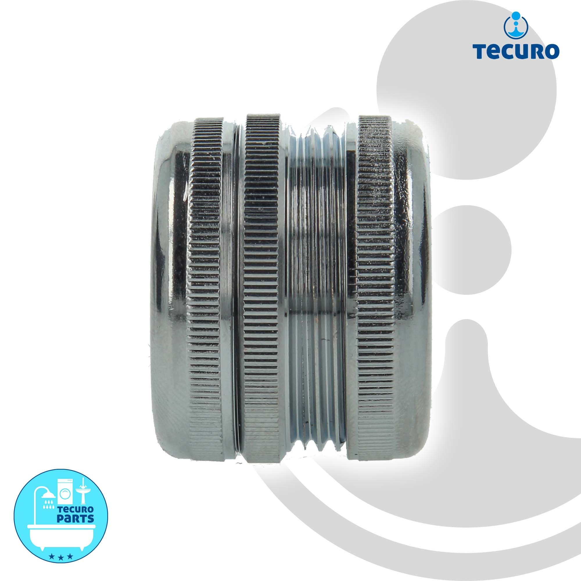 tecuro Siphon Kupplung zum Verbinden von Ø 32 mm Siphonrohren Tauchrohren – Bild 3 von 5