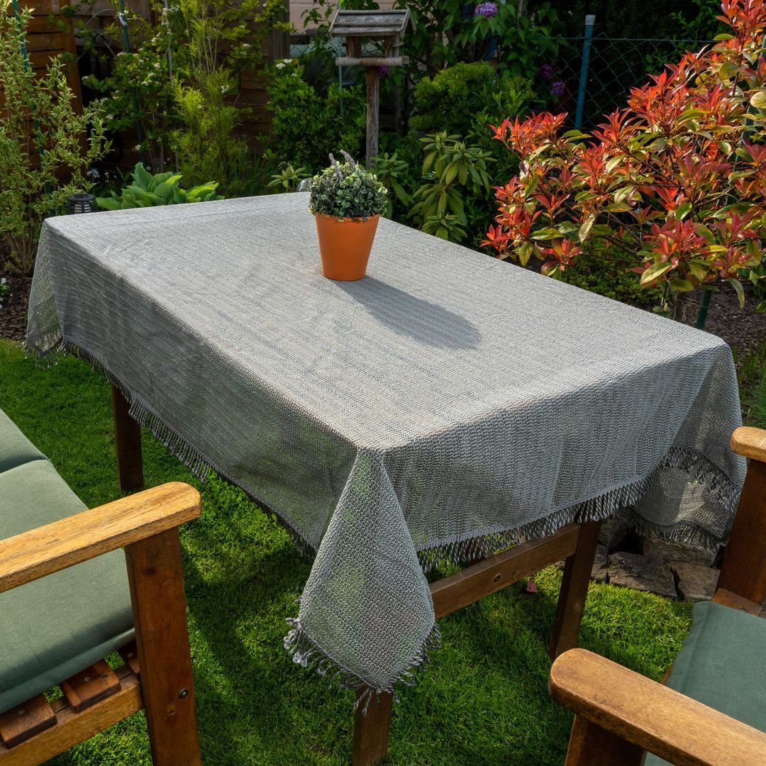laro Tischdecke Gartentischdecke Wetterfest Rutschfest Eckig günstig online kaufen