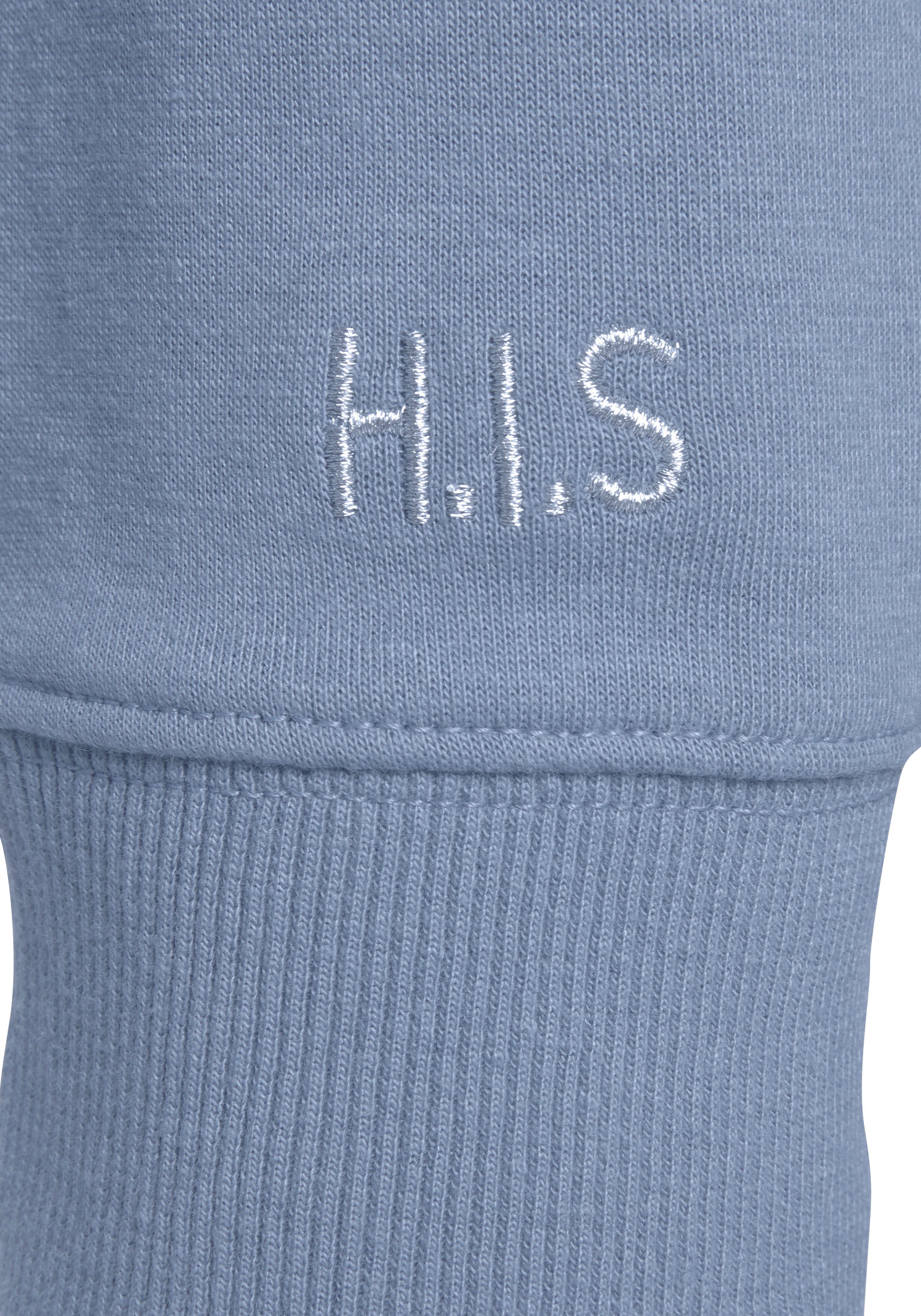 Kapuzensweatshirt, H.I.S Loungeanzug, blue Hoodie