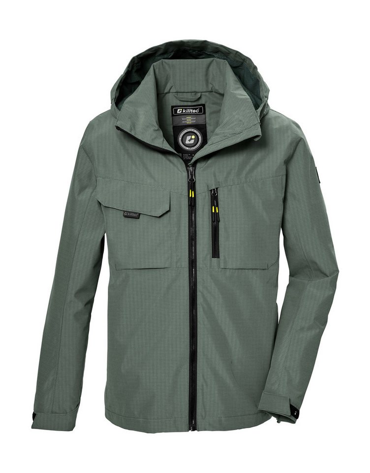 Killtec Funktionsjacke KOS 140 BYS JCKT Wasserdichte Kids-Jacke mit verstellbarer Kapuze und Saum