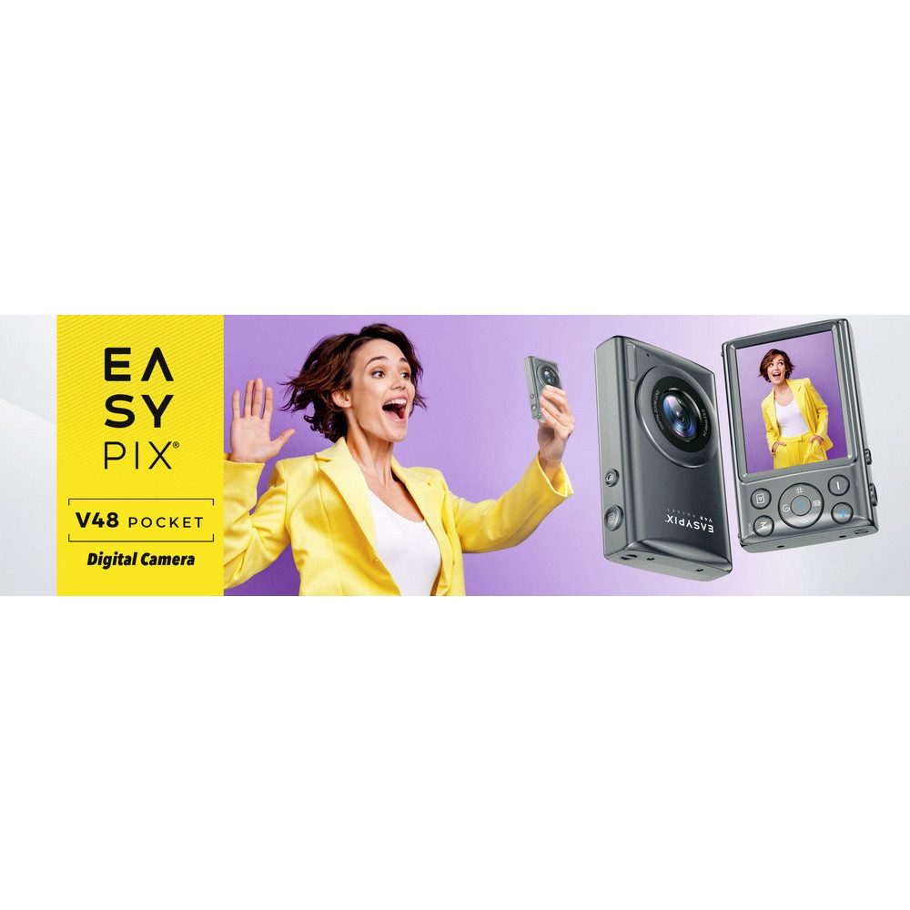 Easypix Easypix V48 Pocket Anthrazite Digitalkamera 8 Megapixel Anthrazit In Kompaktkamera