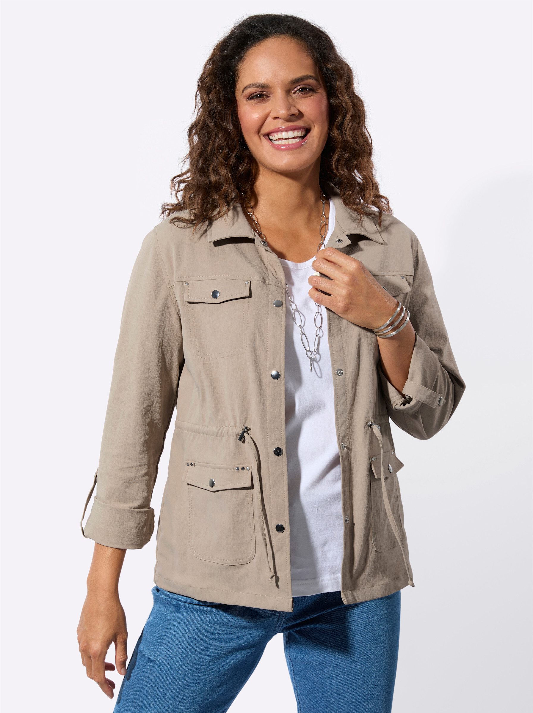Witt Blusenblazer Blusenblazer 3/4-Arm
