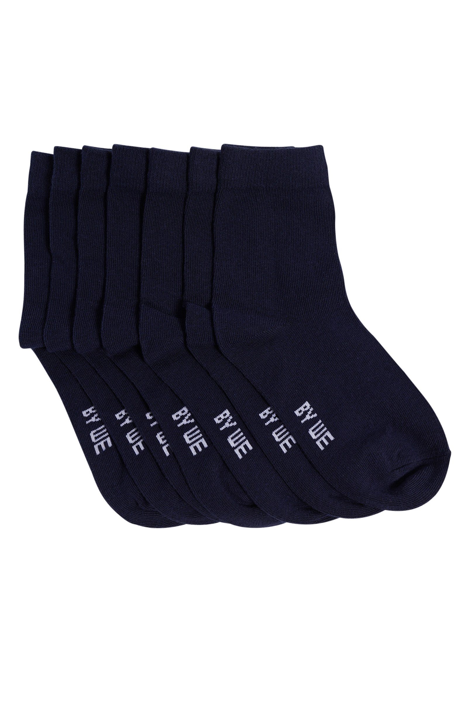 WE Fashion Socken (7-Paar) Dunkelblau