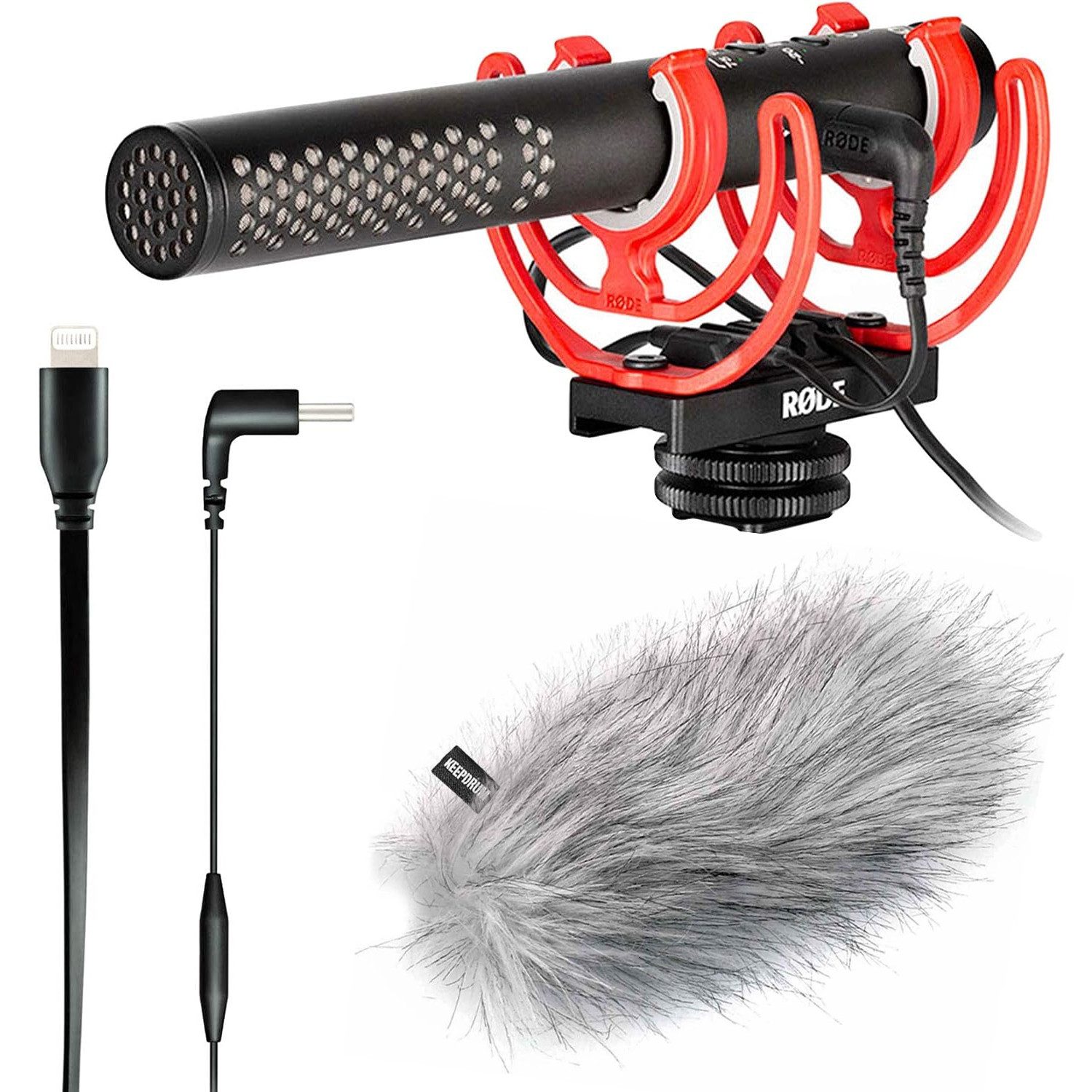 Richtmikrofon Rode Videomic NTG Mikrofon mit SC15 und Windschutz