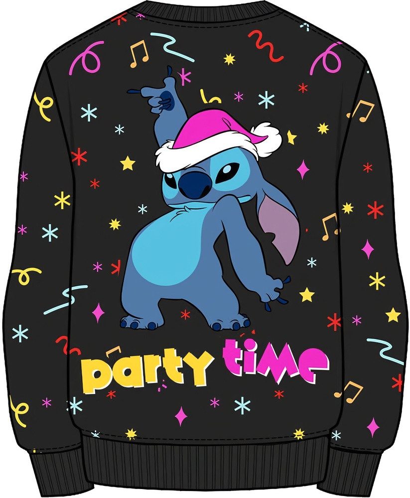 Lilo & Stitch Rundhalspullover Stitch Party Time Jumper günstig online kaufen