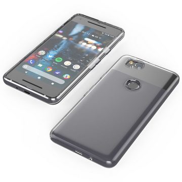 Nalia Smartphone-Hülle Google Pixel 2, Klare Silikon Hülle / Extrem Transparent / Vergilbungsfrei / Stoßfest / Kratzfest / Durchsichtige Dünne Schutzhülle / Clear Phone Case / Soft Cover / Anti-Gelb / Flexibel / Handy-Schale Etui Bumper Phone Backcover Handycase Handycover