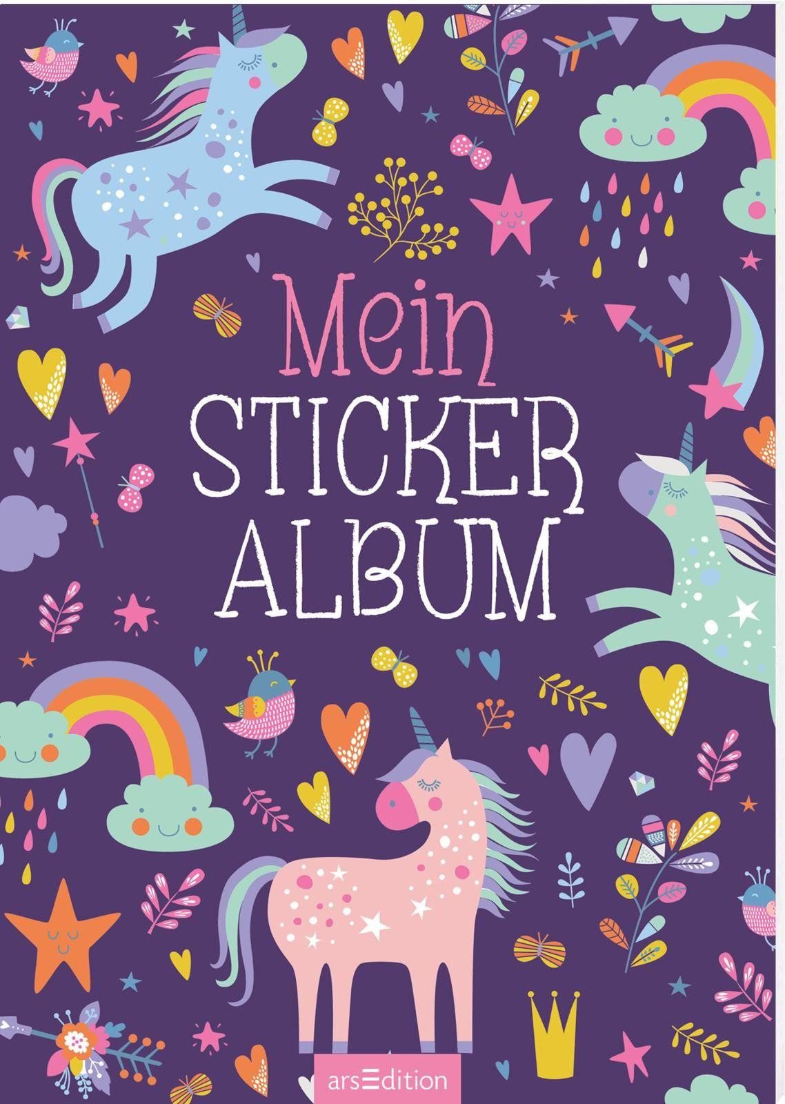 Sticker Mein Stickeralbum – Einhörner